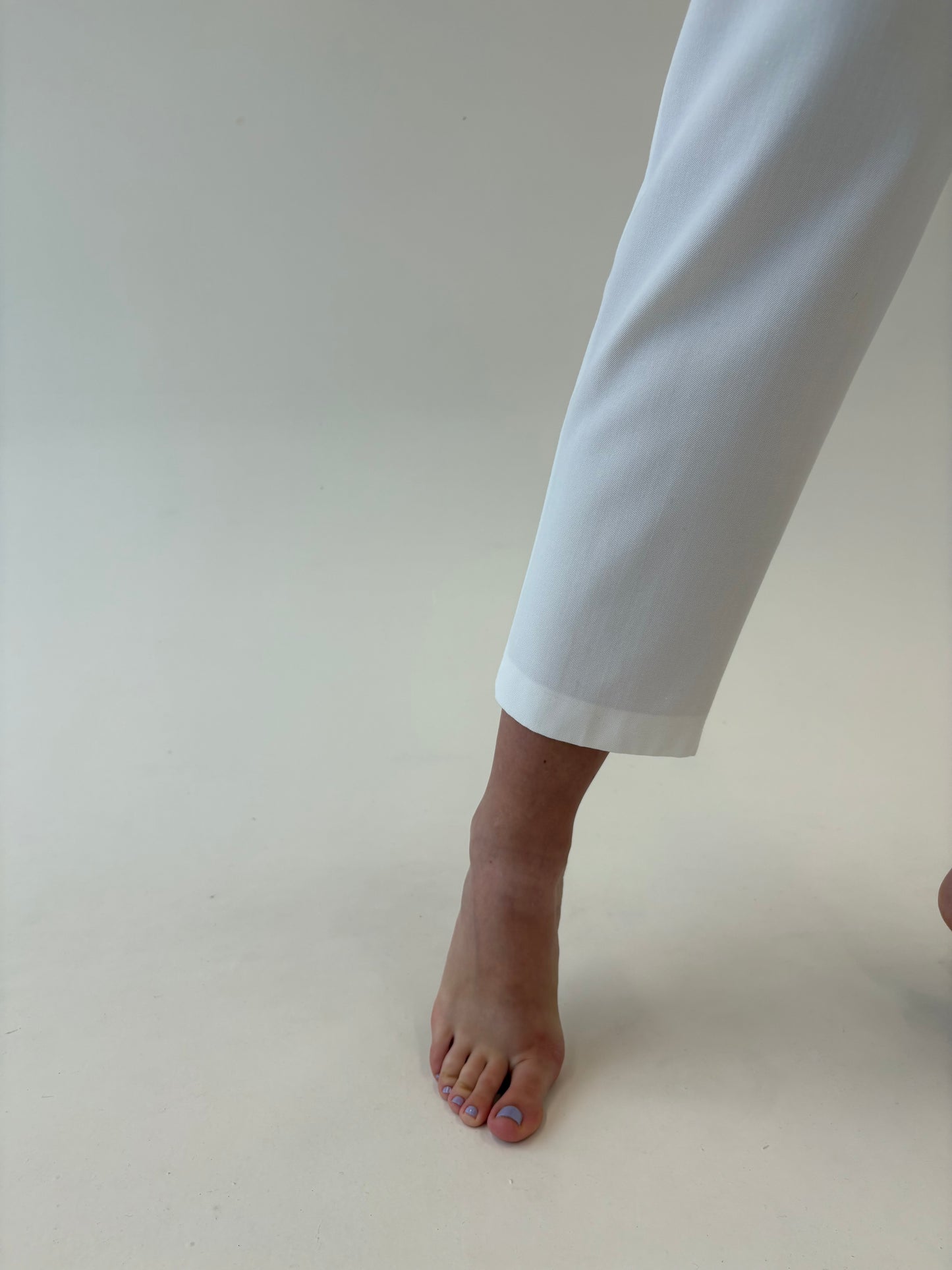 Pantaloni business cu talie ultra înaltă ușor elastică
