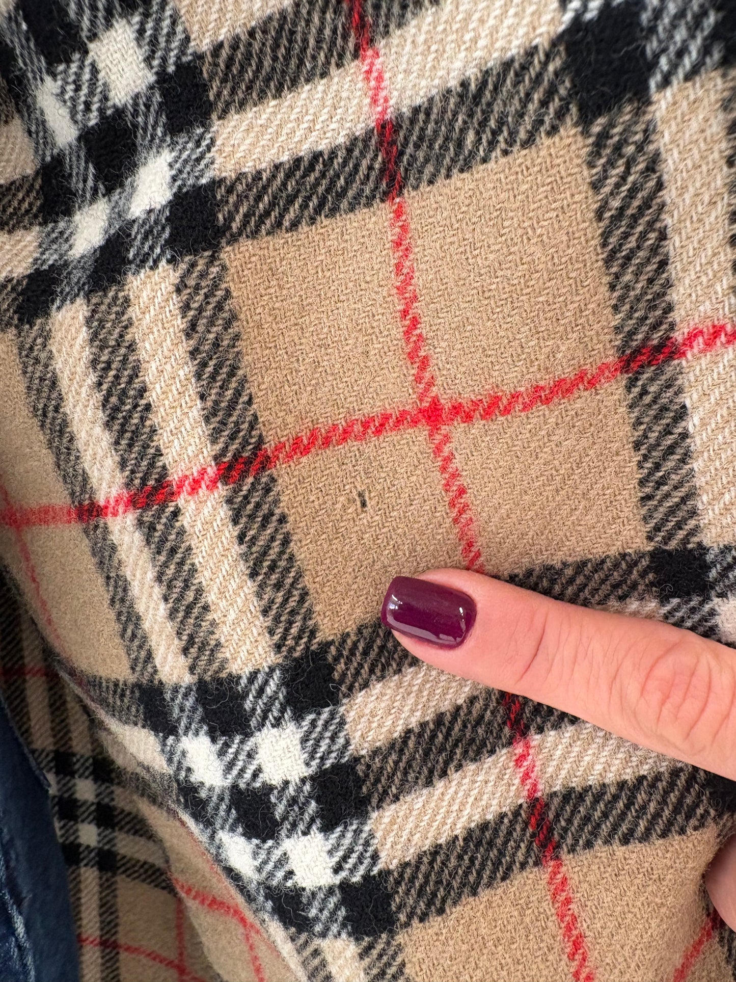 Trench vintage Burberry high end cu liner de lana