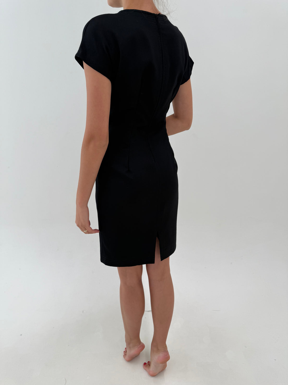 LBD vintage din lana extrafina inc roi de exceptional cambrat atemporal de la zi la seară