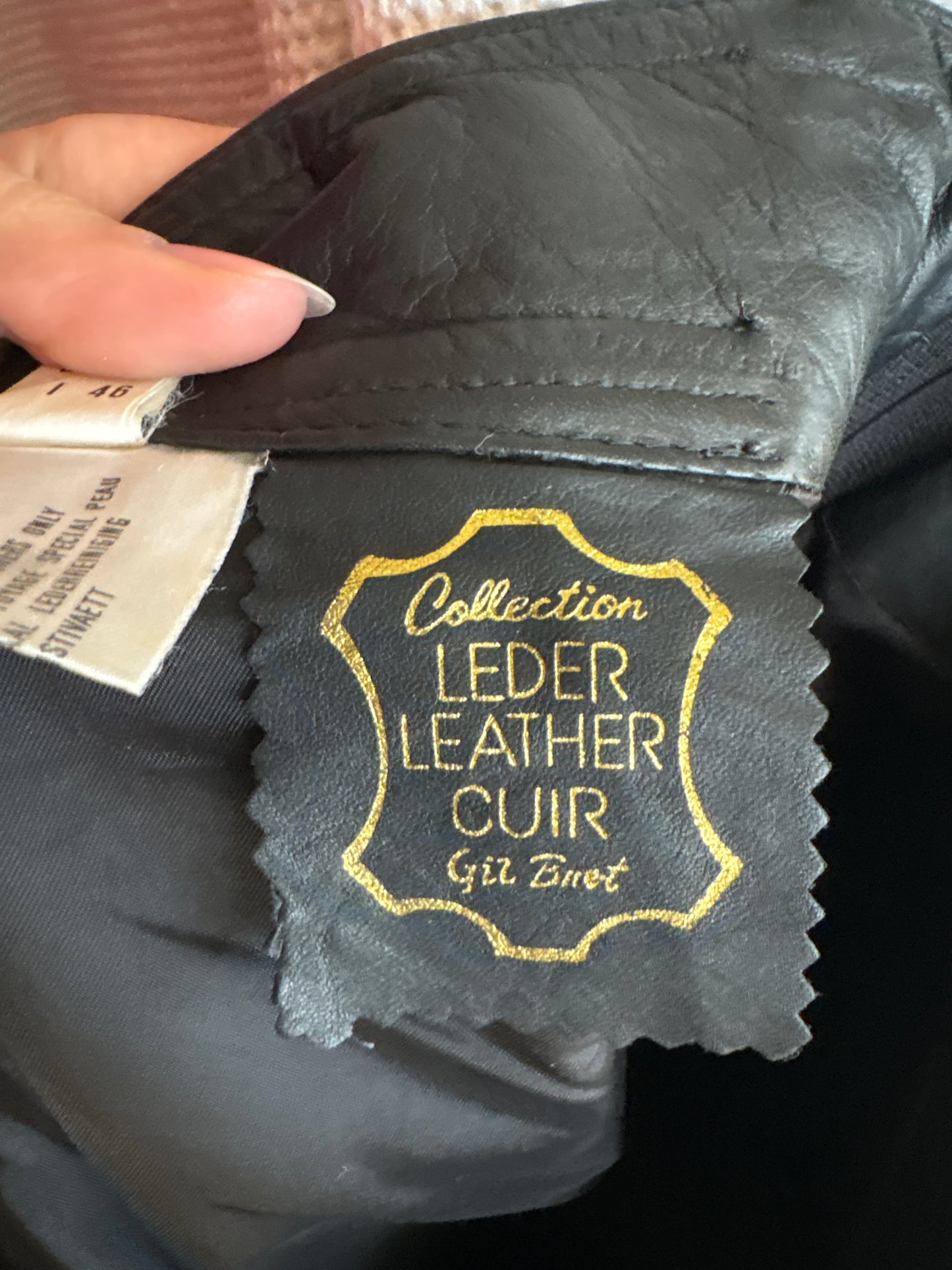 Fustă din piele naturală super moale cu talie intră marcată înaltă