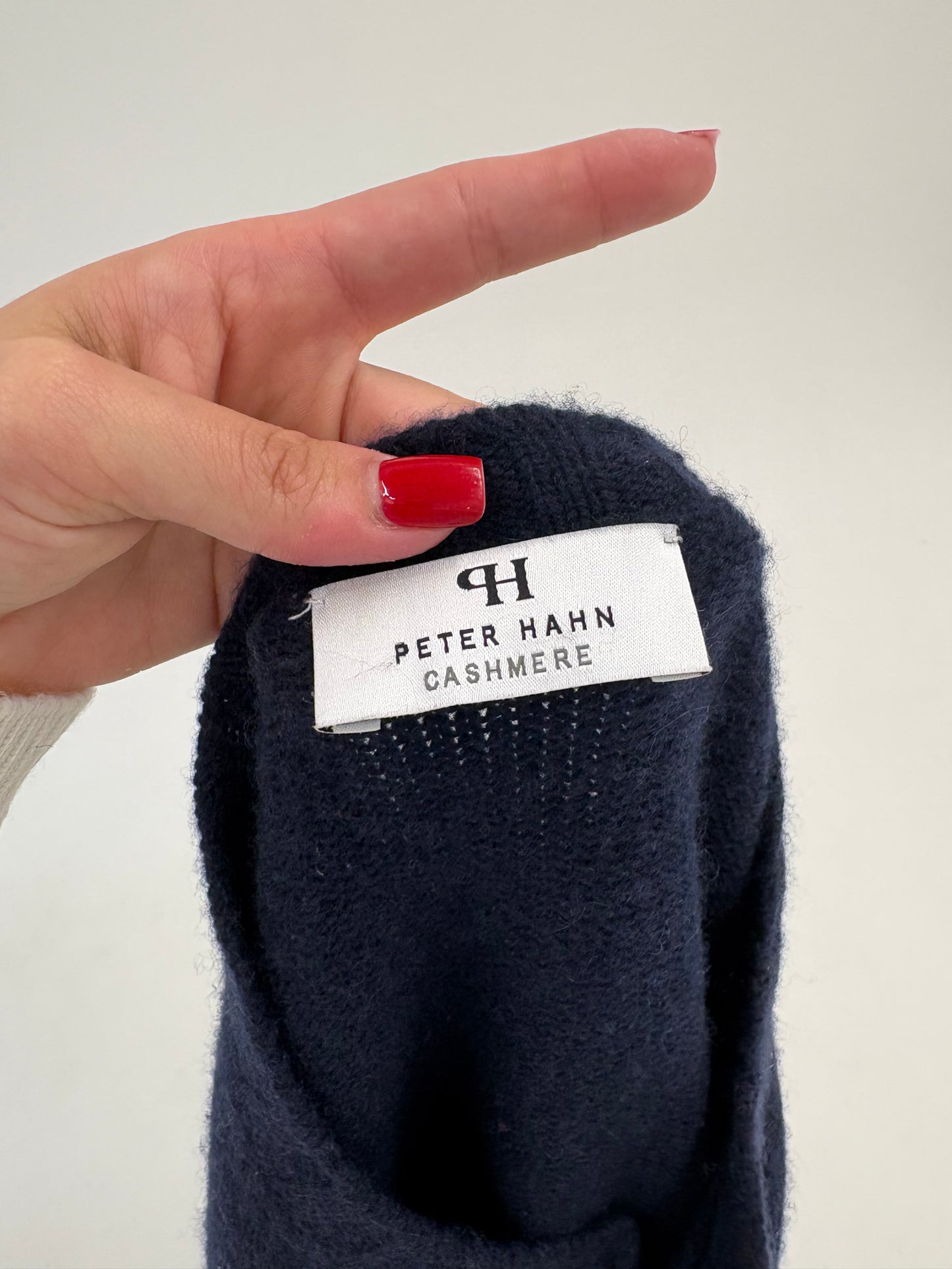 Cardigan excepțional Navy blue din cașmir multiply