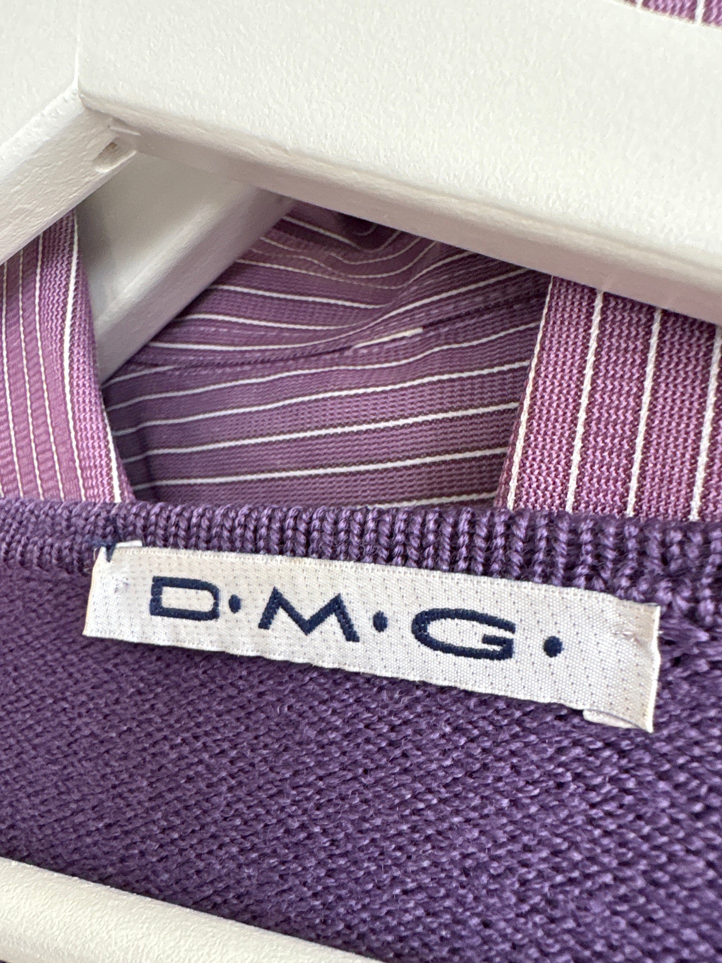 Pulover lavanda italian de gramaj mare din lana merino extrafina