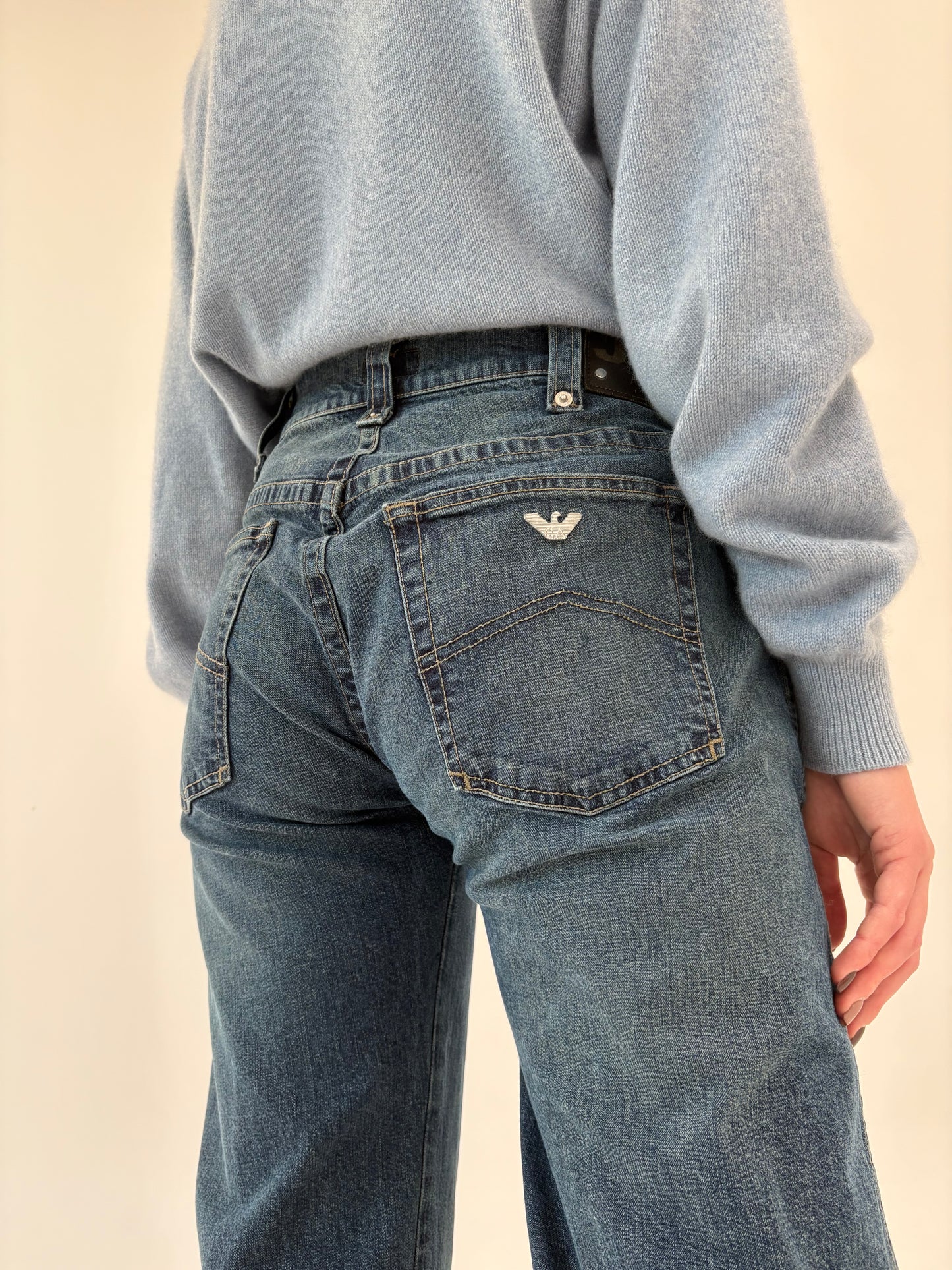 Jeans vintage Armani straight leg