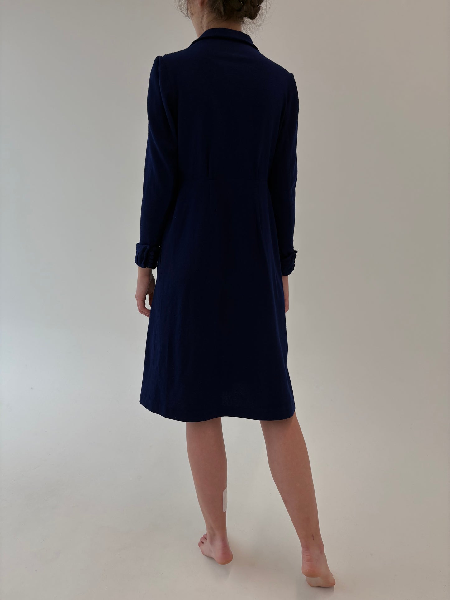 Rochie Old vintage de colecție sfârșit de ani 40 din lana extafina