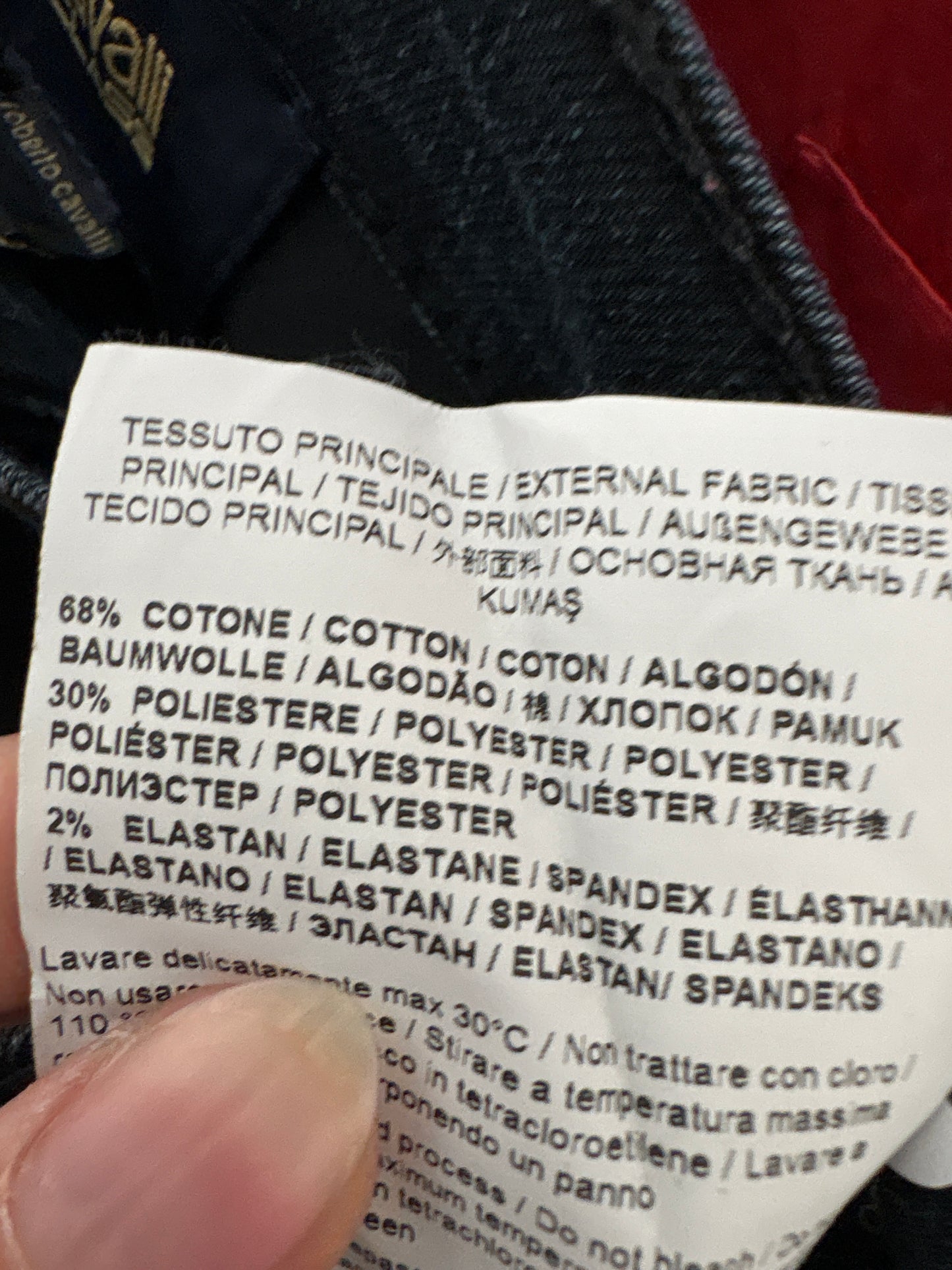 Jeans Cavalli capri cu aplicații manuale excepționale ultra confort modelatori