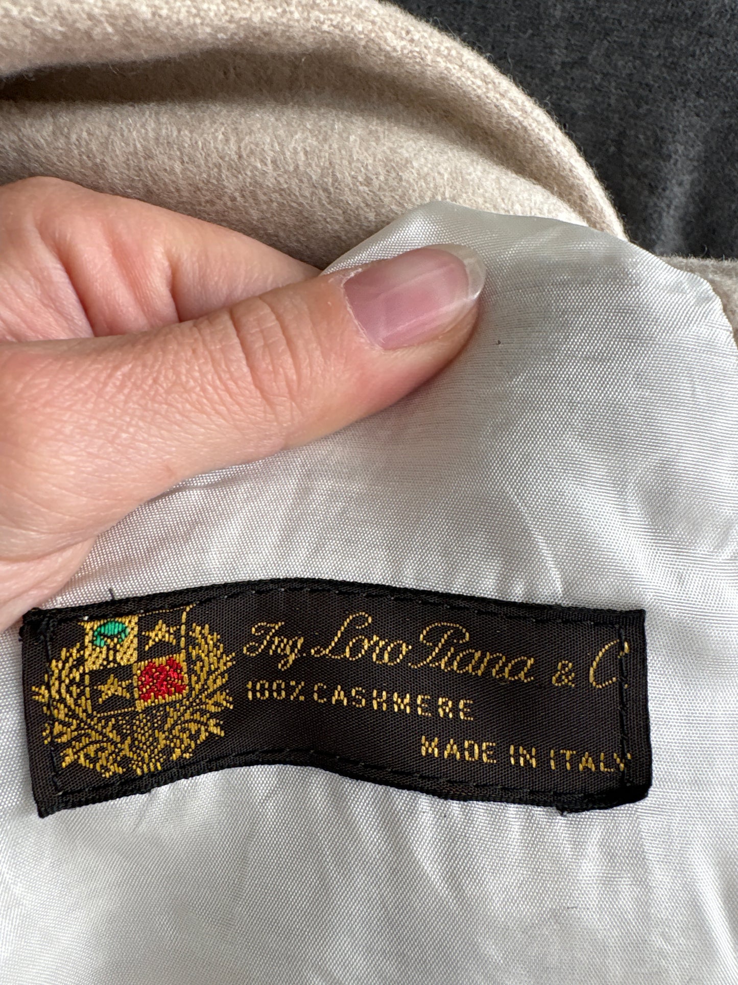 Sacou ultra luxury Loro Piana din stofă 100% cașmir