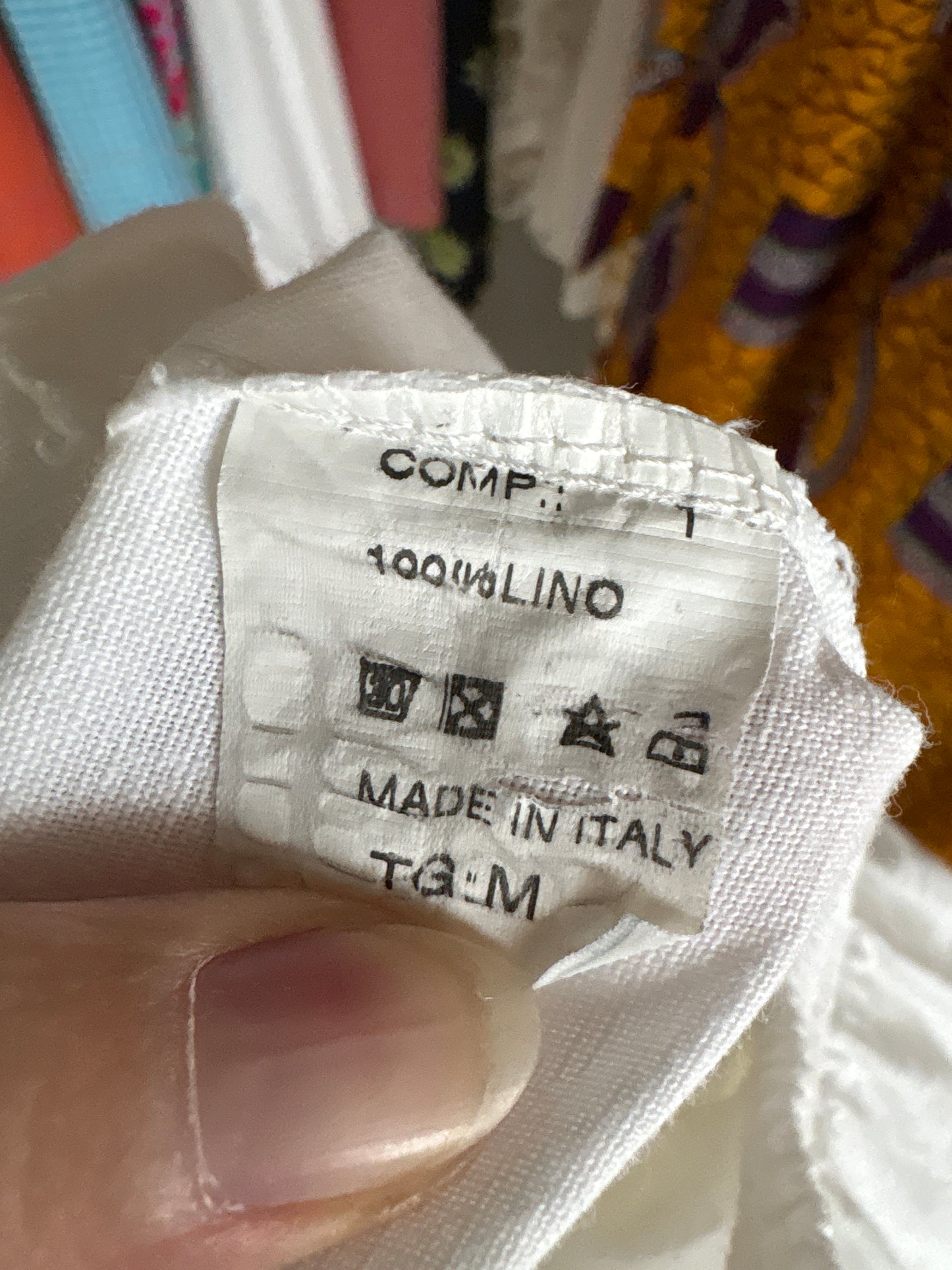 Pantaloni din in premium italian cu talie ultra înaltă elastică