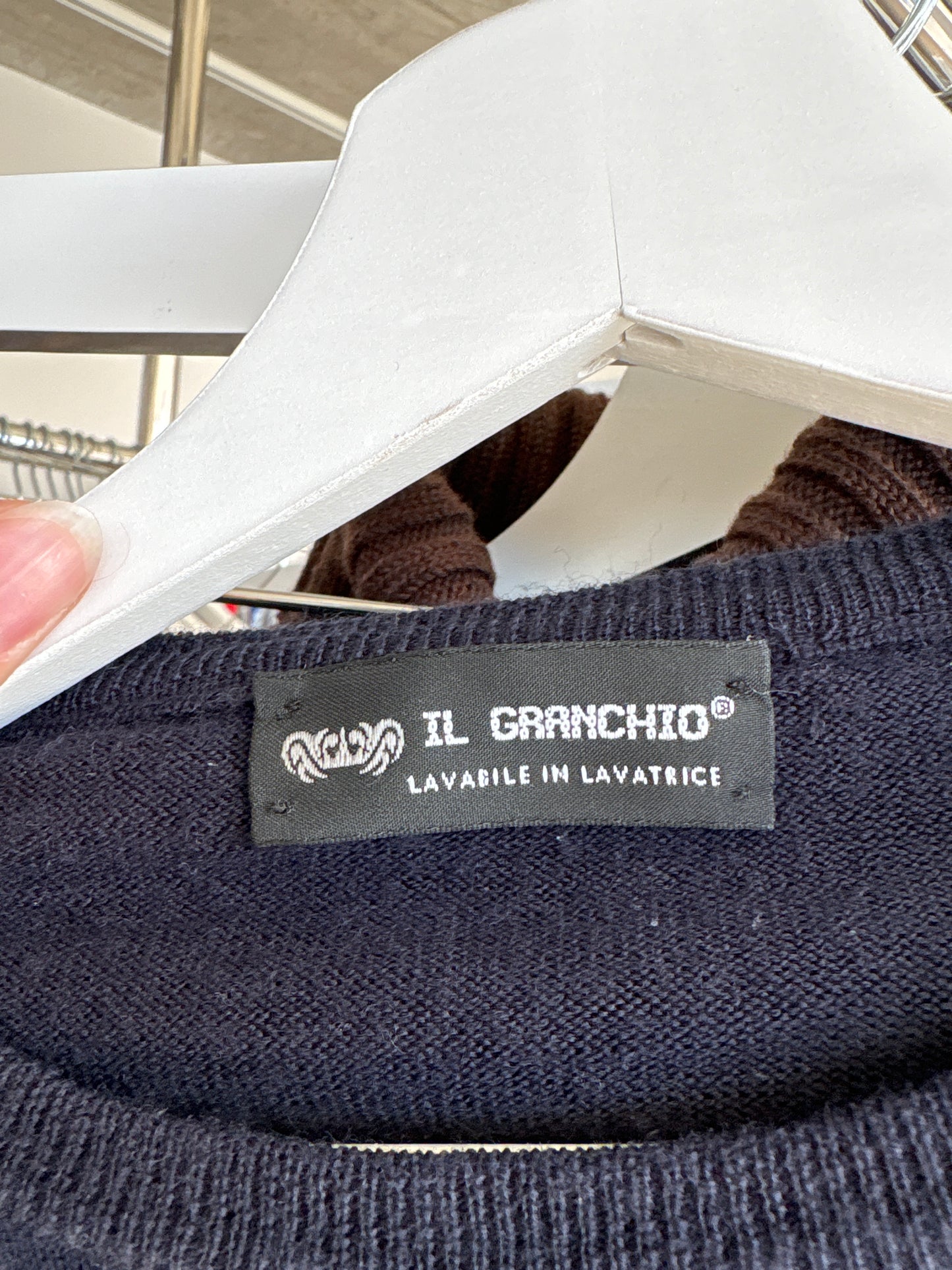 Pulover italian din lana excepțională merino extrafina de gramaj mare