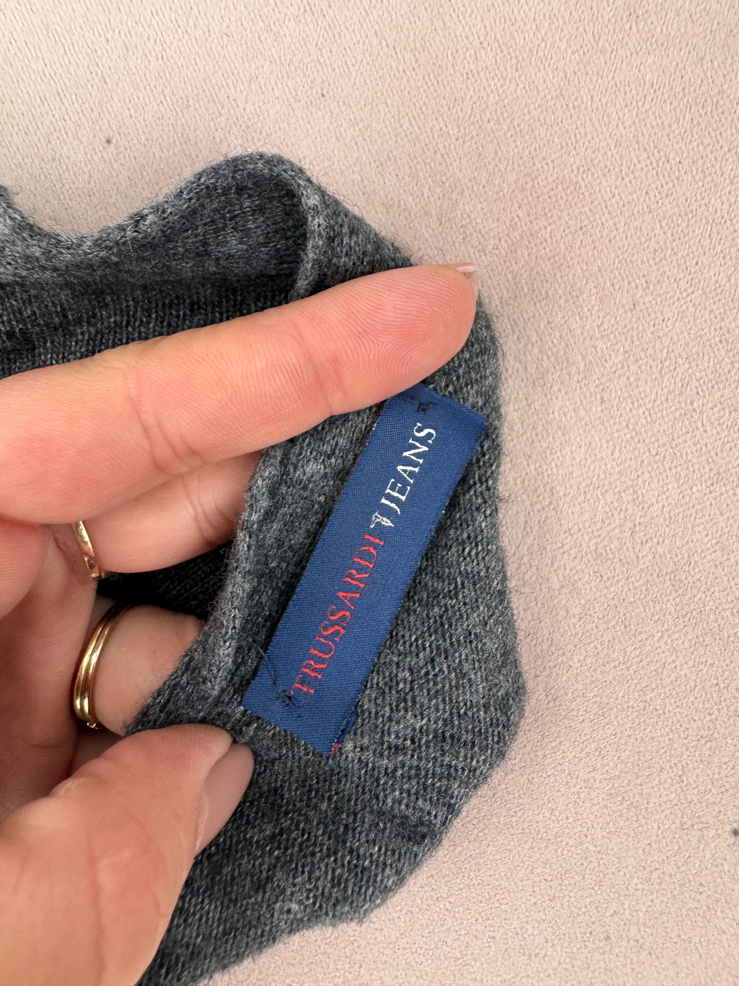 Cardigan luxury Trussardi din lana extrafina