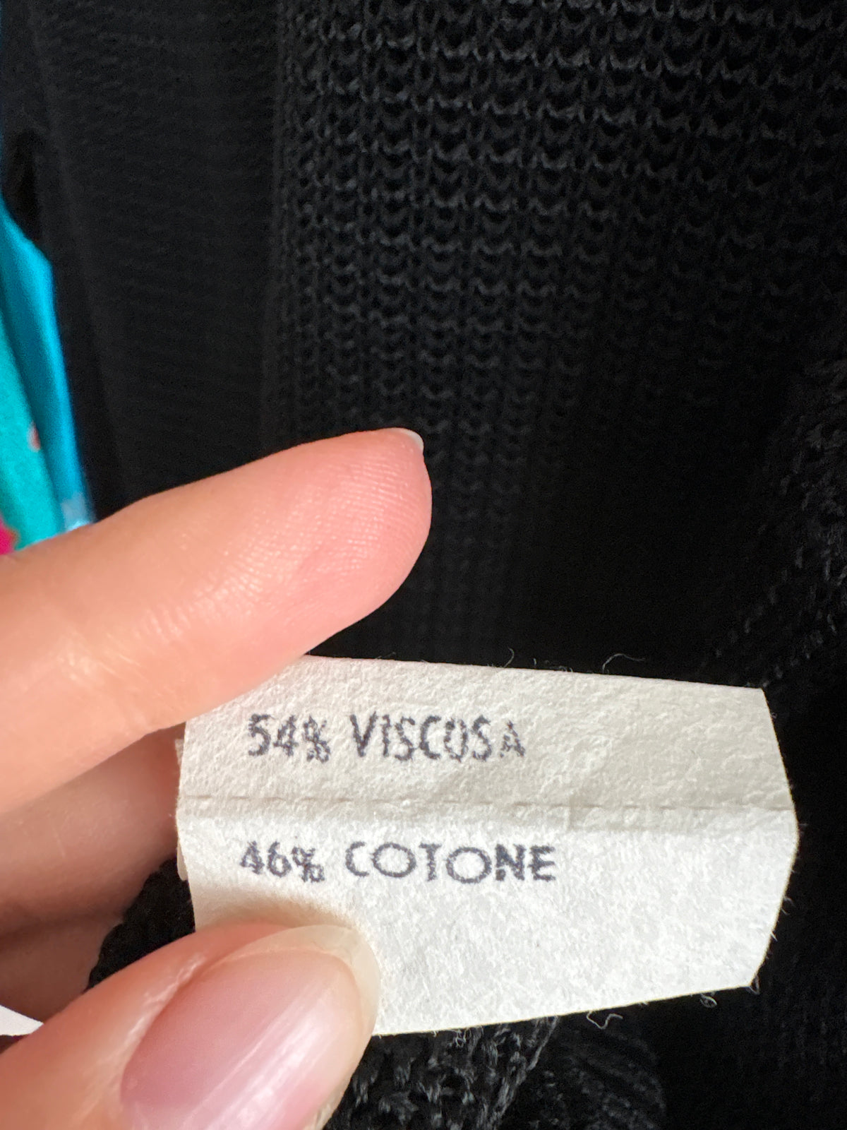 Tricou polo italian vintage negru cu mânecuțe ușor bufante din jerse premium