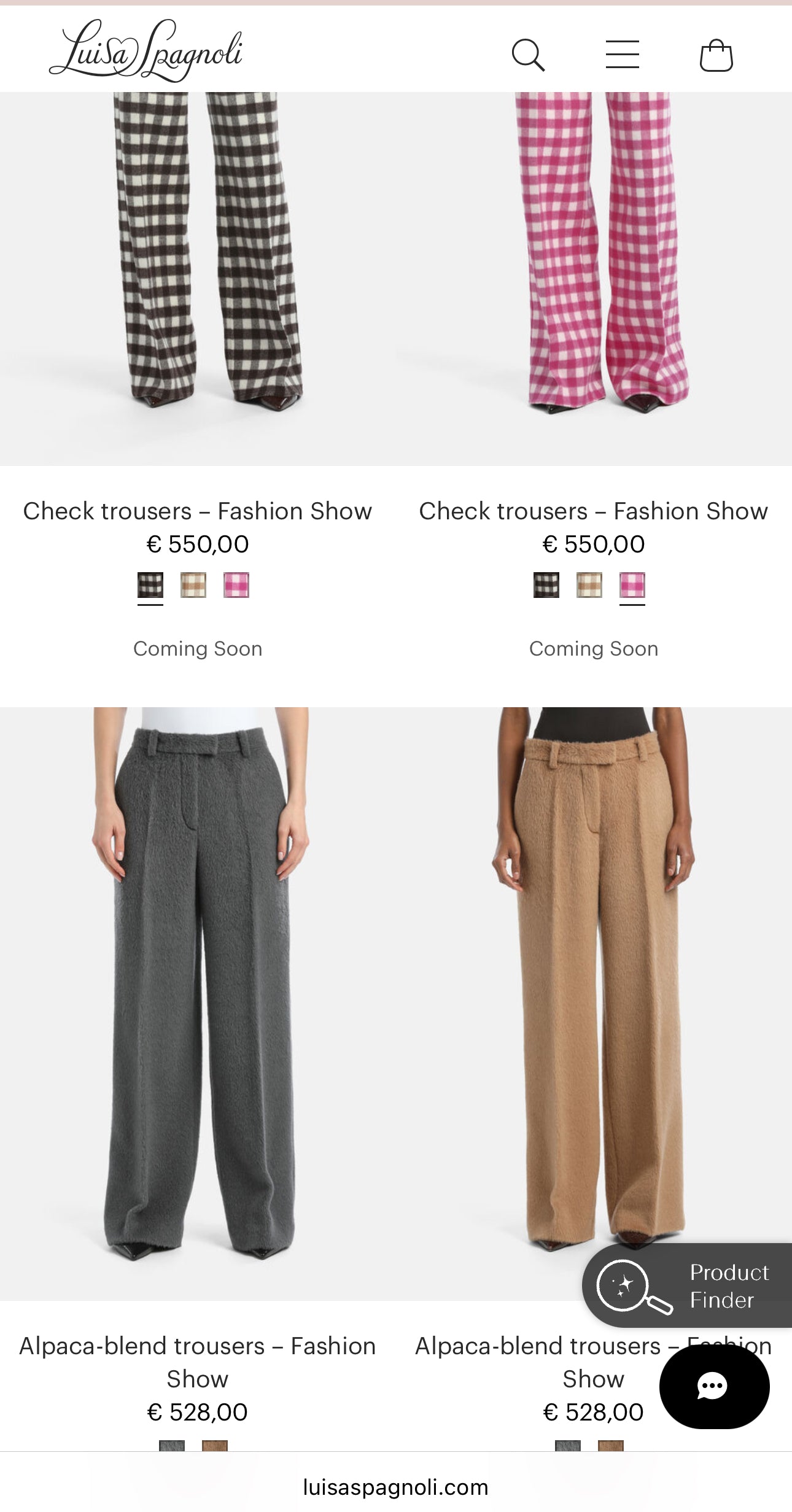 Pantaloni luxury Luisa Spagnioli din lana extrafina strech chocolate brown
