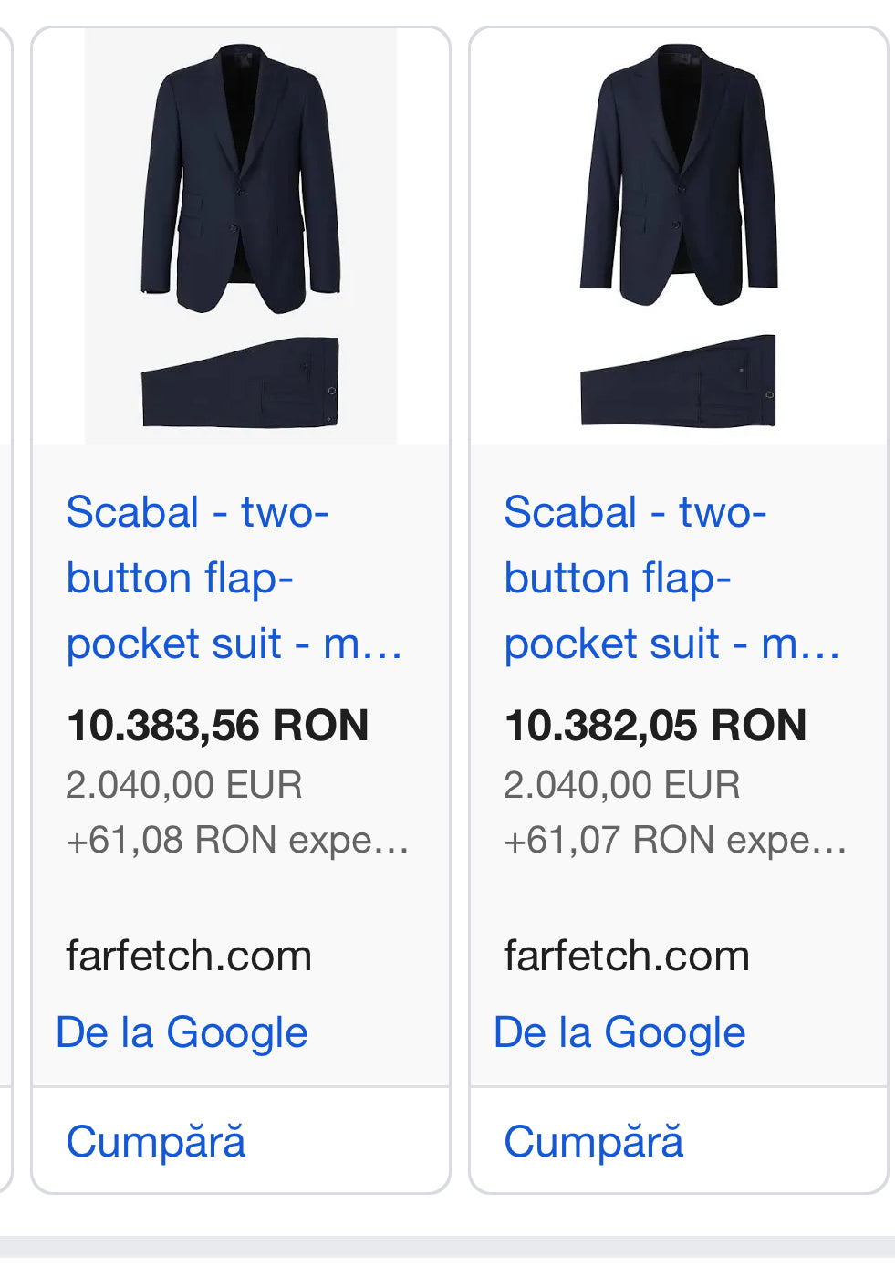 Sacou din stofă de lana ultra luxury Scabal groasă jeans blue în carouri