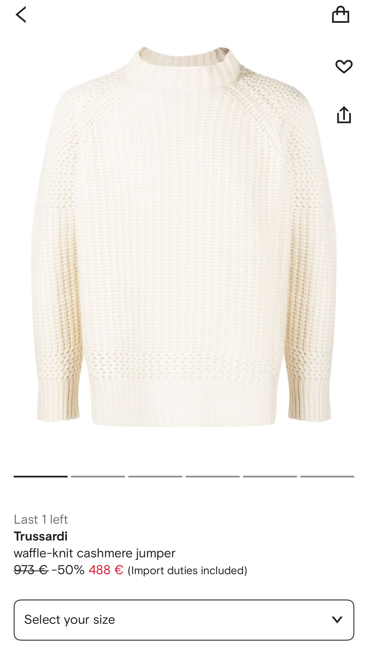Cardigan luxury Trussardi din lana extrafina