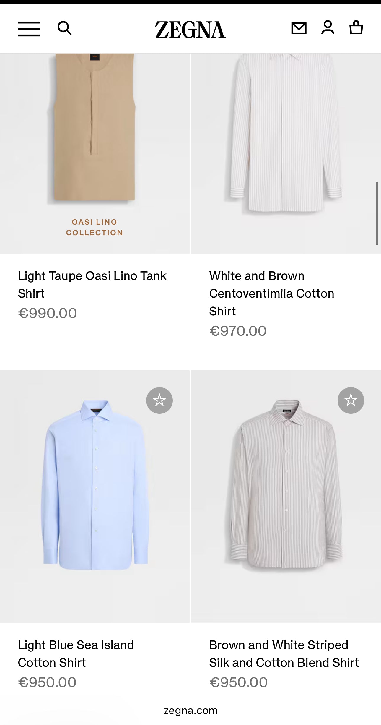Cămașa Zegna ultra luxury din poplin tip jacquard în carouri baby blue