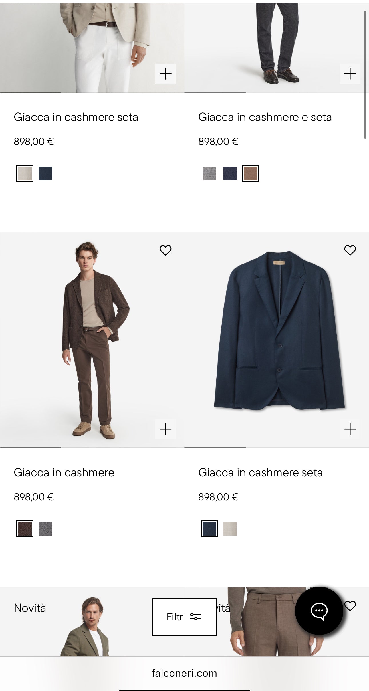 Sacou de brand luxury Falconeri din tricot gros texturat de lana extrafina