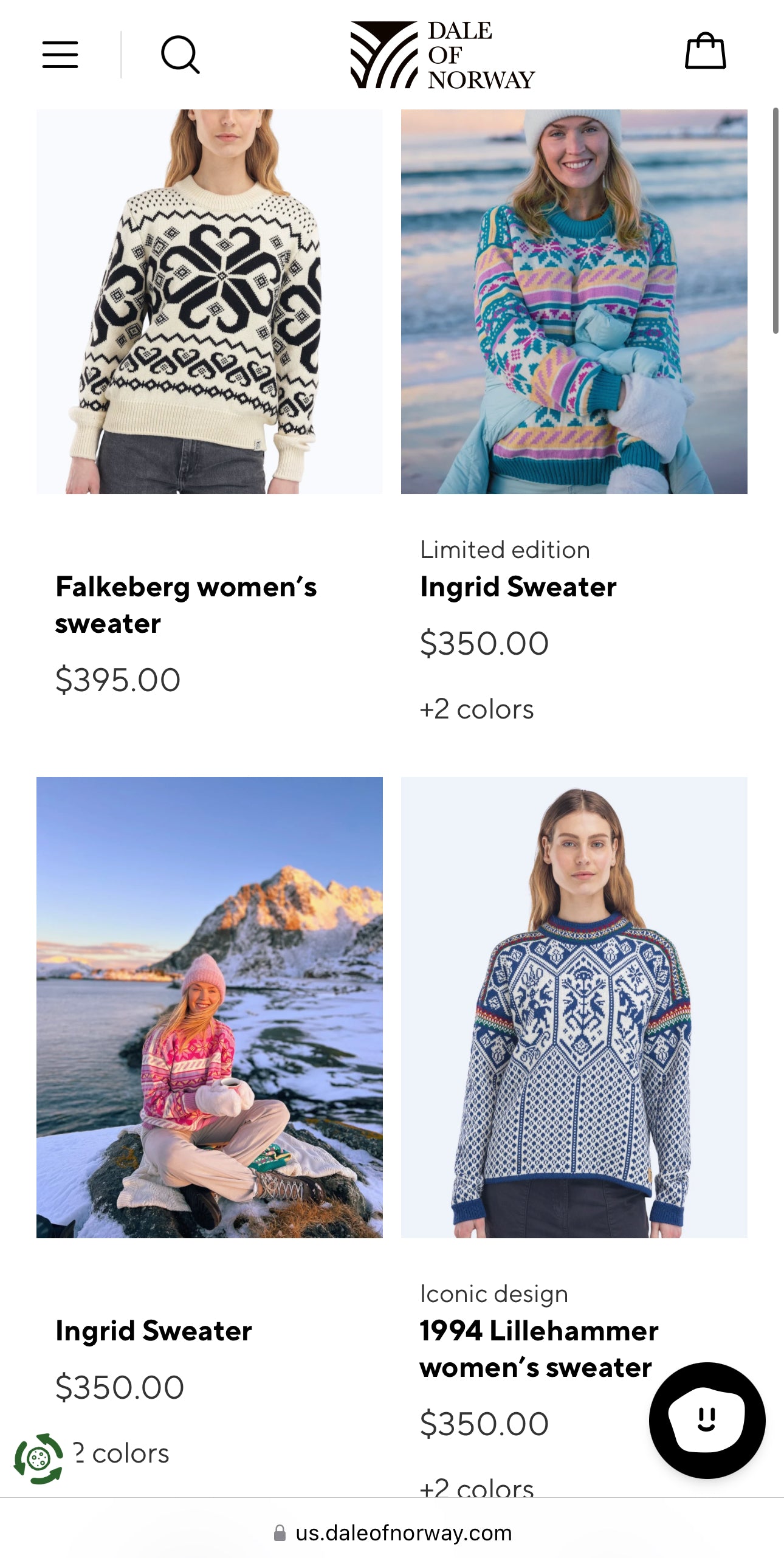 Pulover gros luxury Dale of Norway
