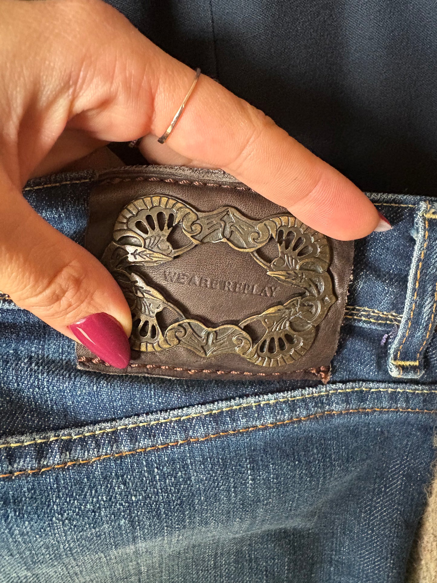 Jeans de brand luxury Replay în croi super actual classic wash