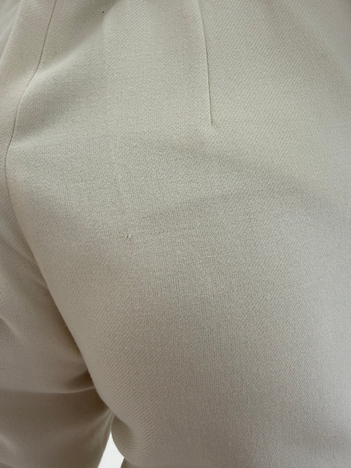 Pantaloni vintage italienești din lana plină extrafina cu talie extrem de înaltă elastică