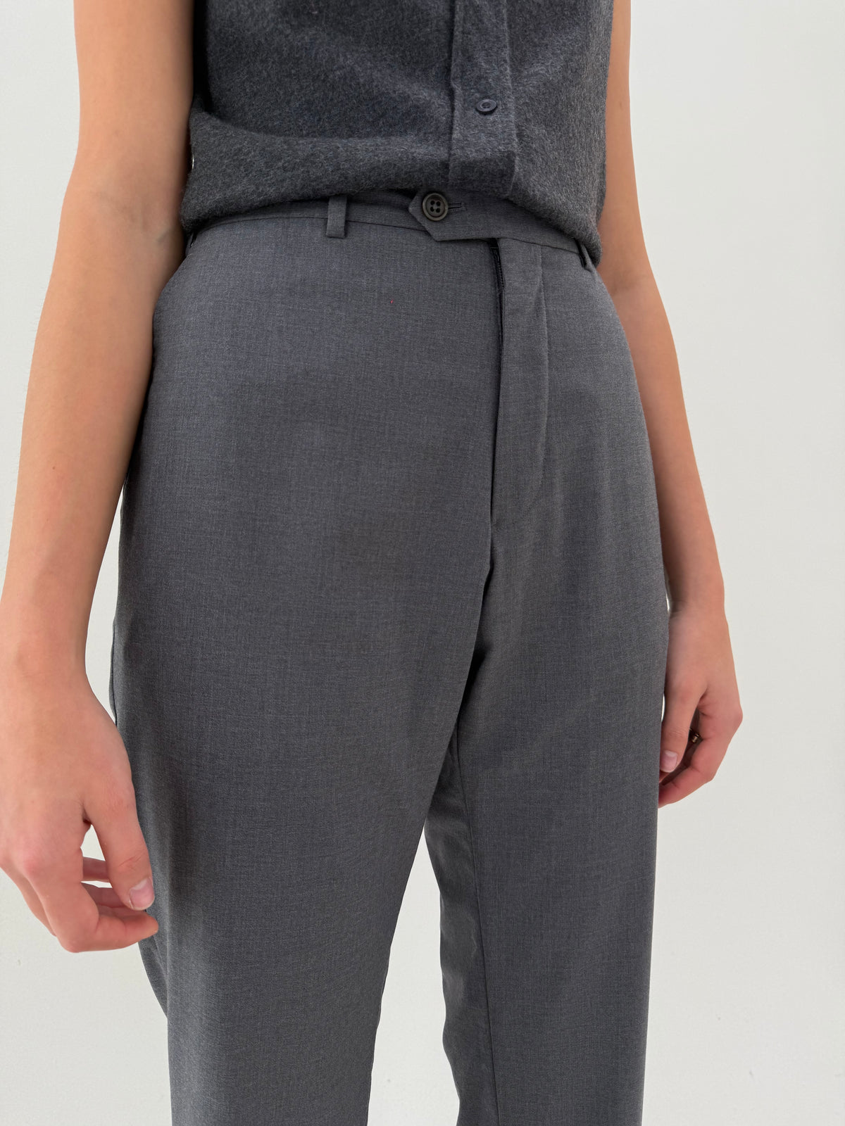 Pantaloni tall Armani gama ultra luxury din lana excepțională inc roi clasic
