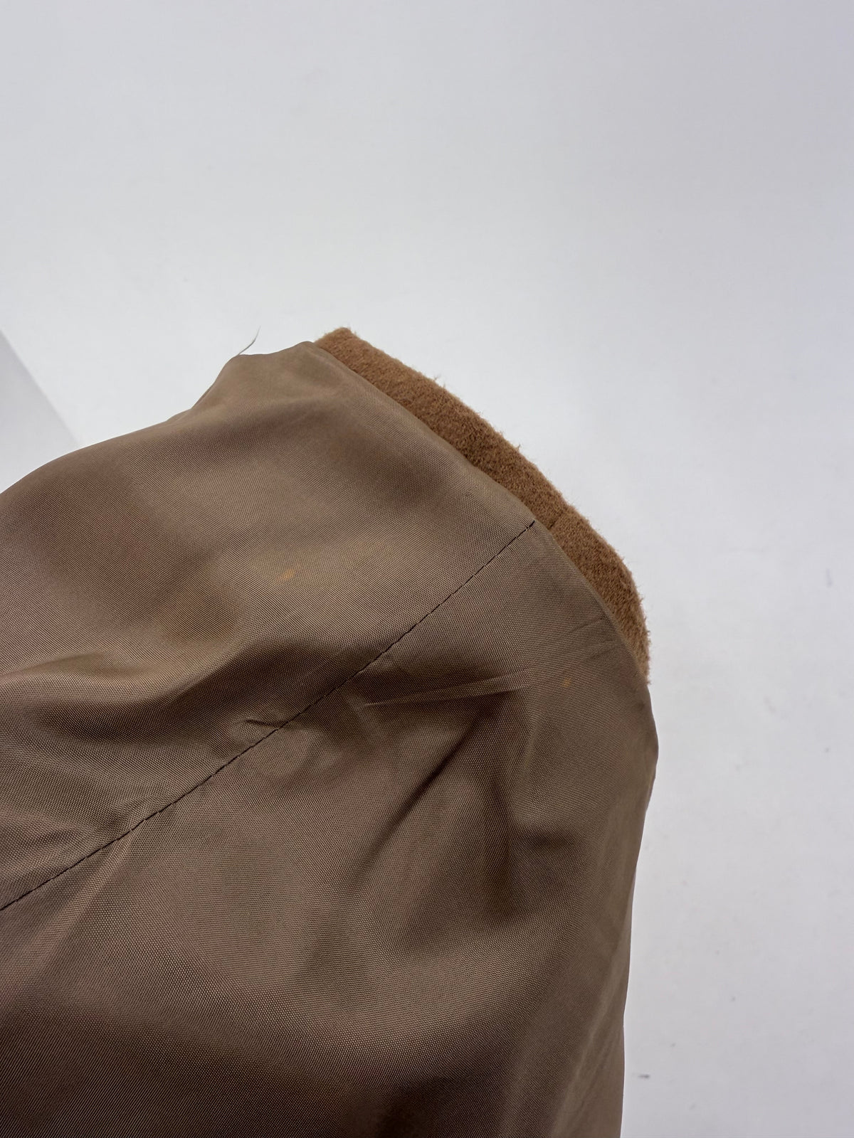Sacou vintage italian camel din stofă exceptionala de camel hair și lana în stil Max Mara