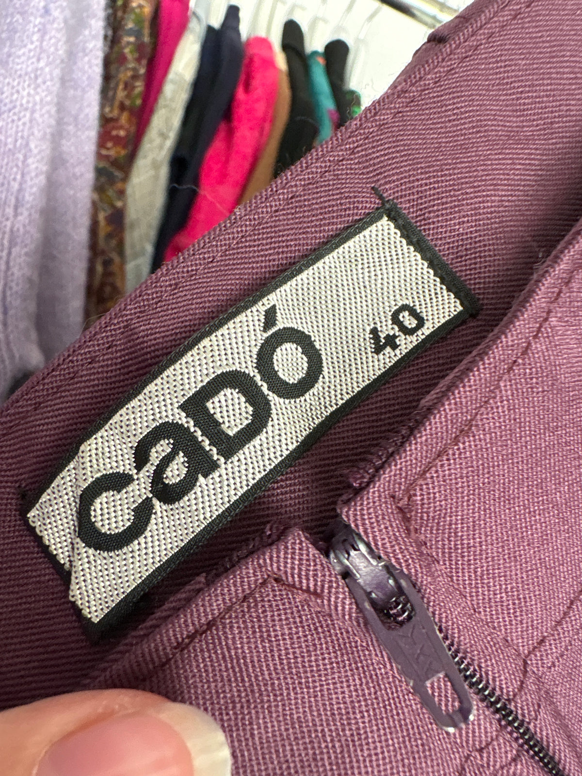Fustă midi lund plum cu talie ultra înaltă din lana extrafina
