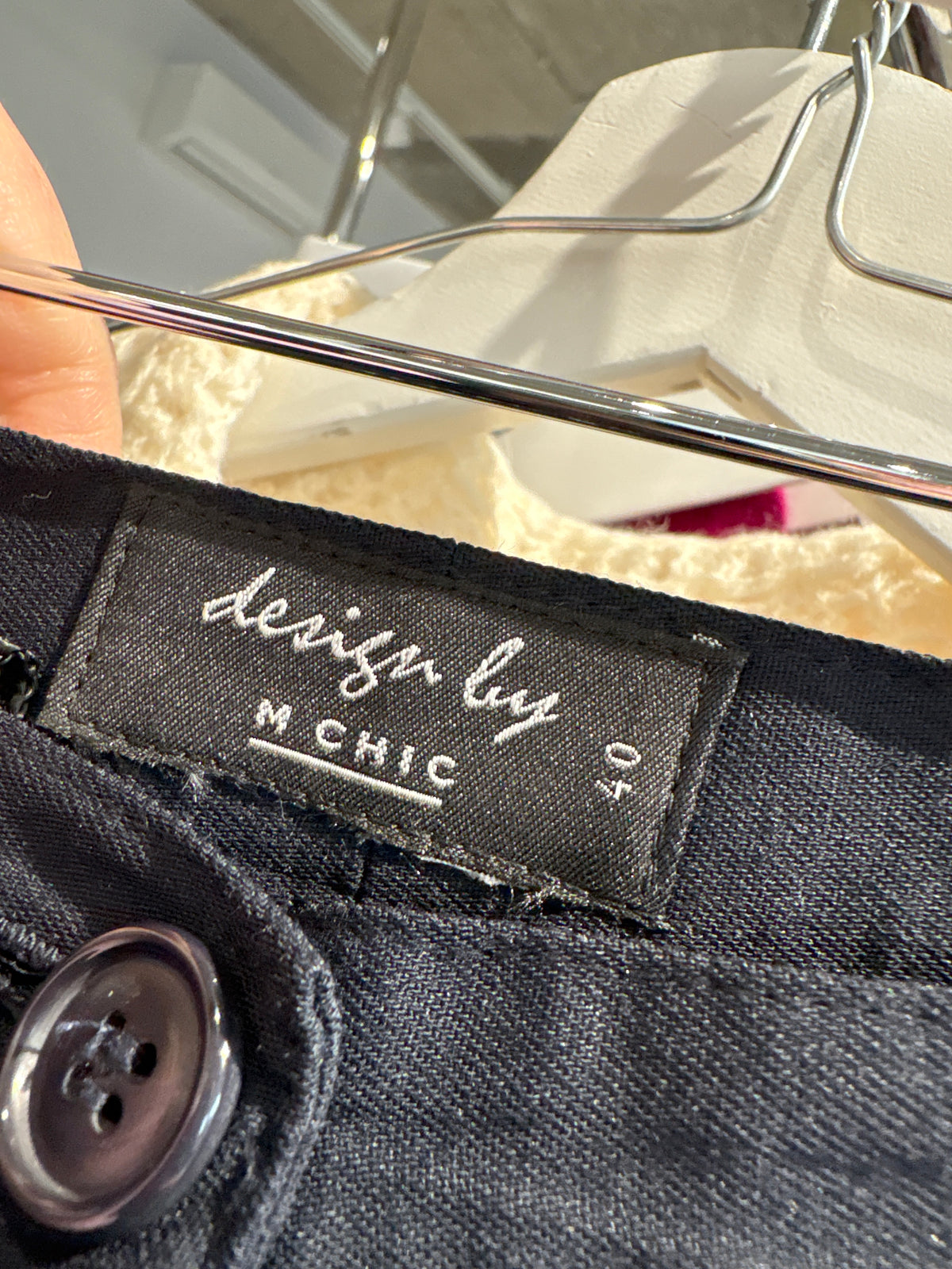 Pantaloni clasici din stofă plină de lana extrafina ultra confort