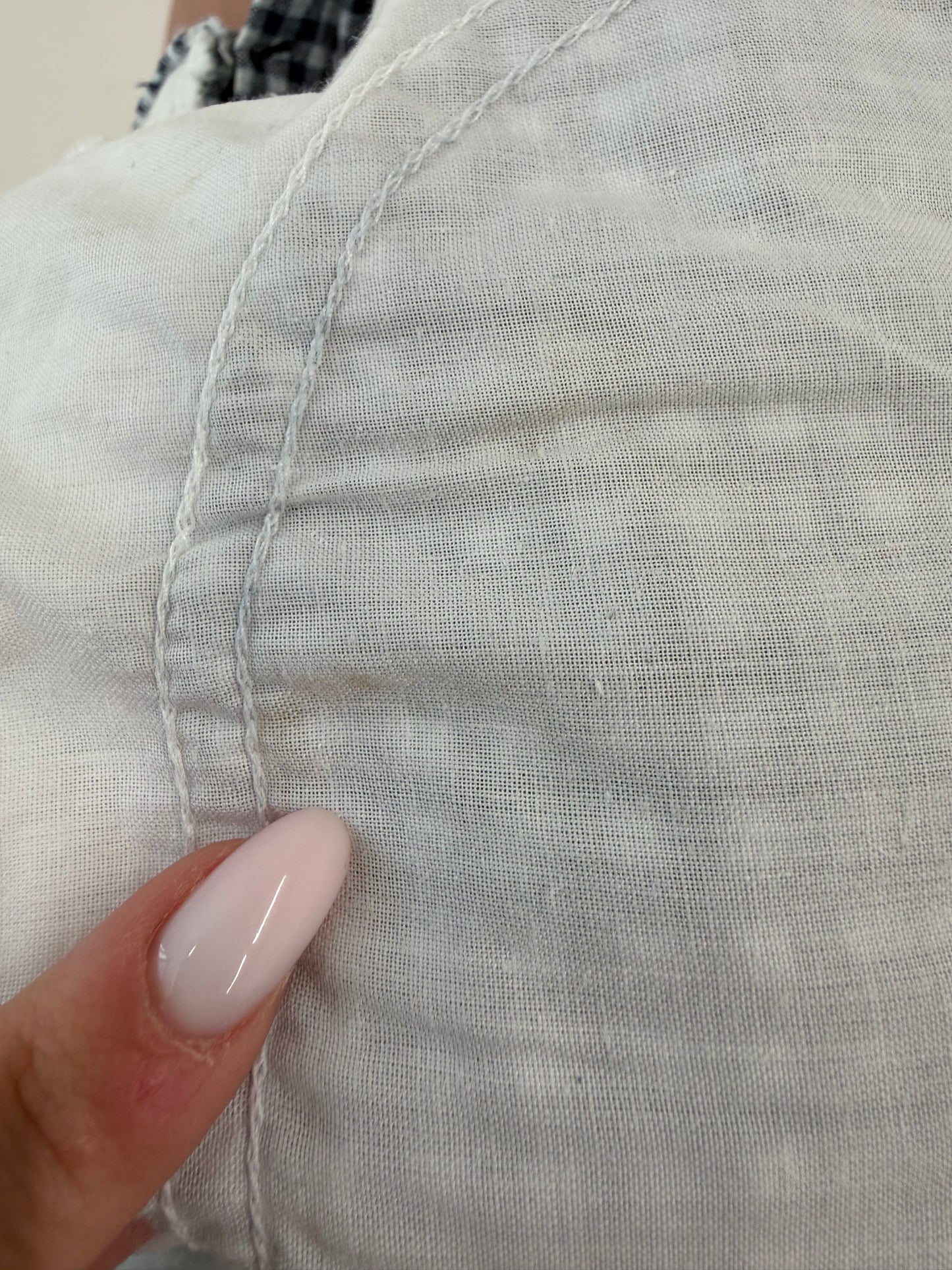 Pantaloni vintage gingham ultra confort modelatori din bumbac