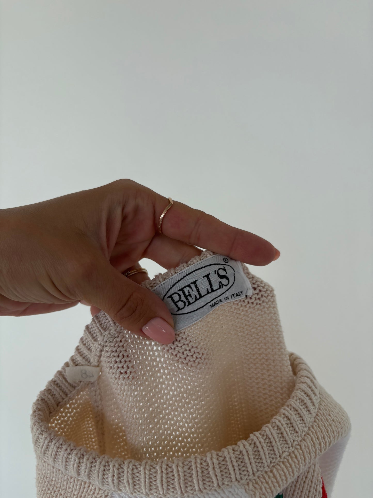 Bluză vintage premium italiană din jerse de gramaj mare