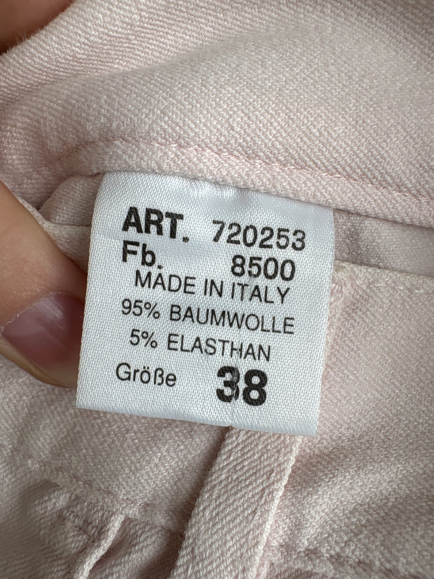 Jeans petite powder Pink premium made in ITALY ultra confort modelatori