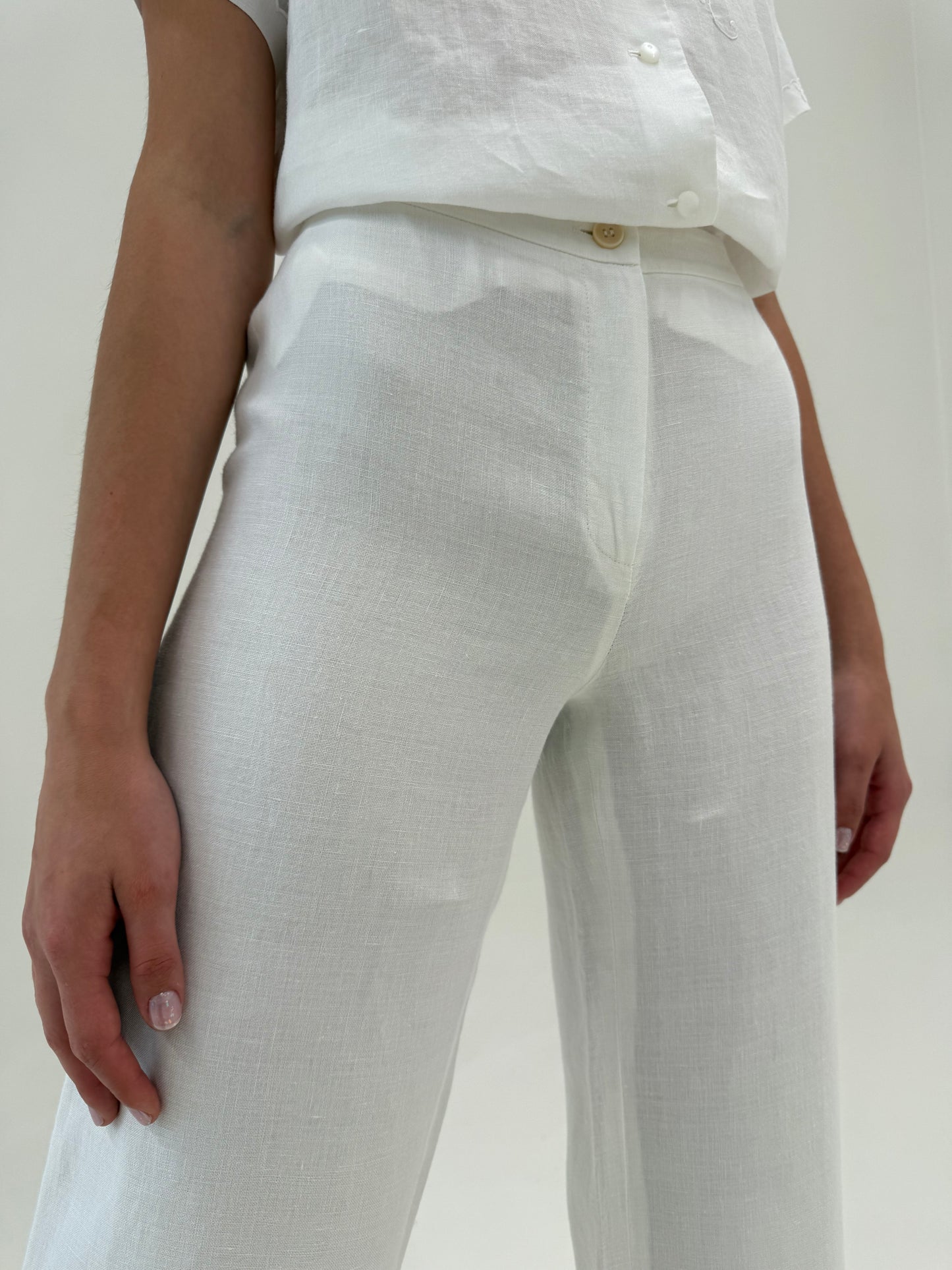 Pantaloni palazzo Max Mara din in excepțional