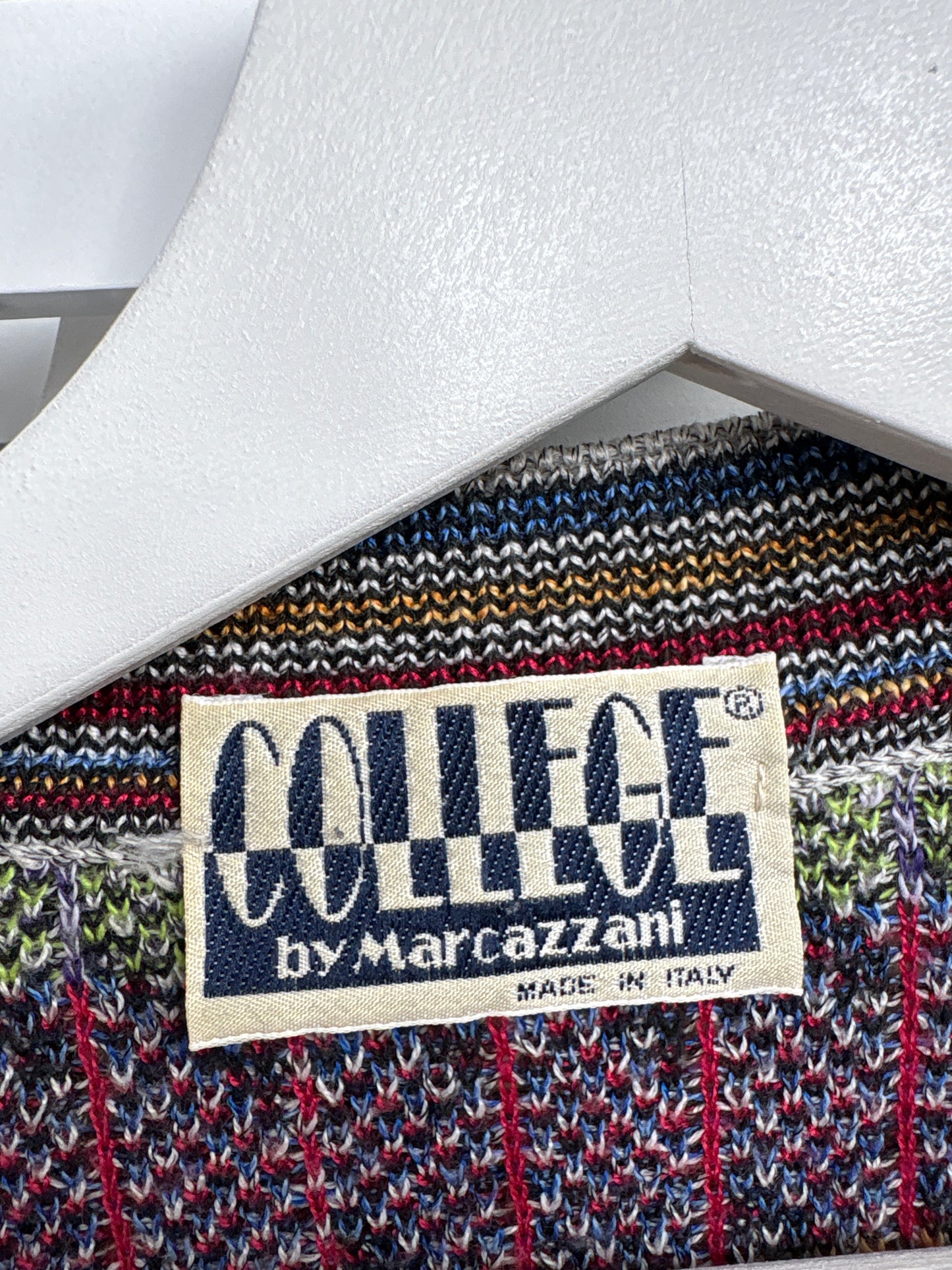 Cardigan vintage italian în stil Missoni tall