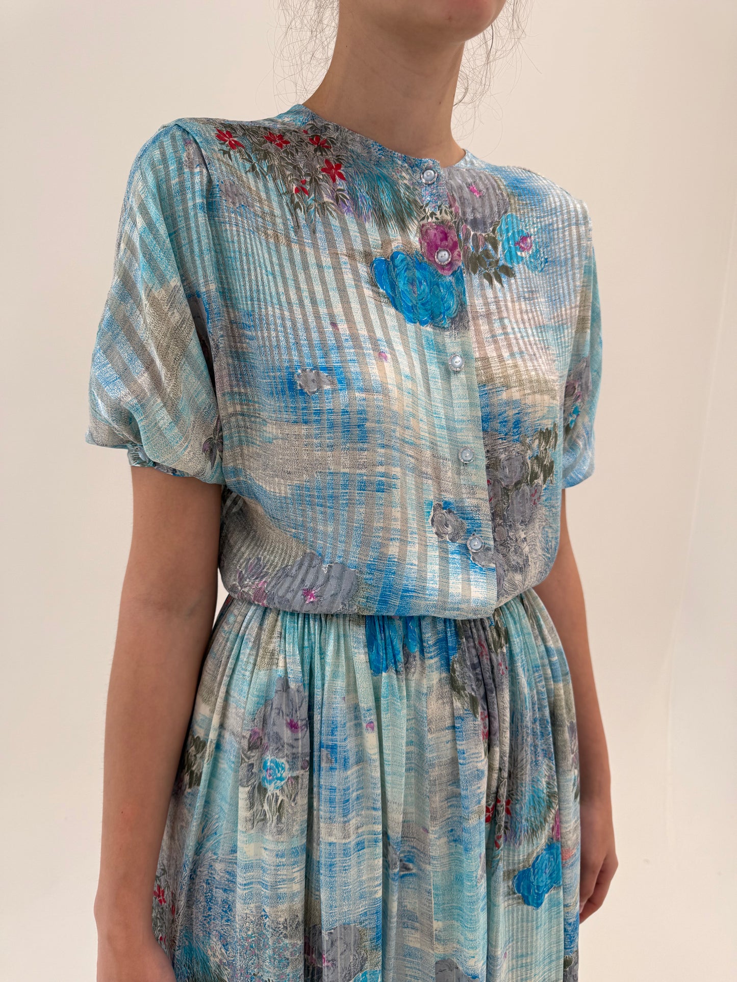 Set vintage luxury din mătase naturală excepțională în culori superbe