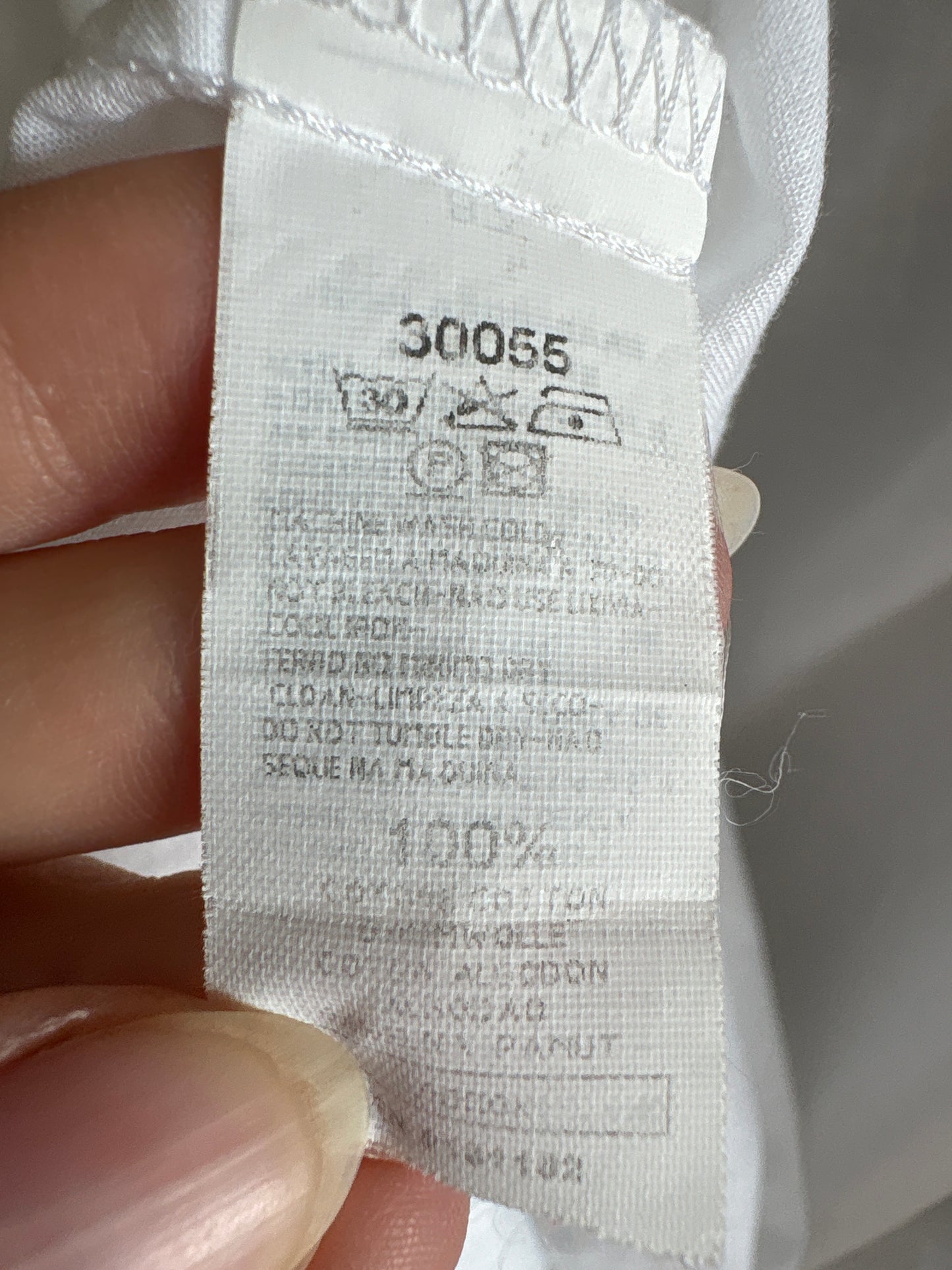 Corsaj Stefanel din poplin premium de bumbac cu broderie anglaise