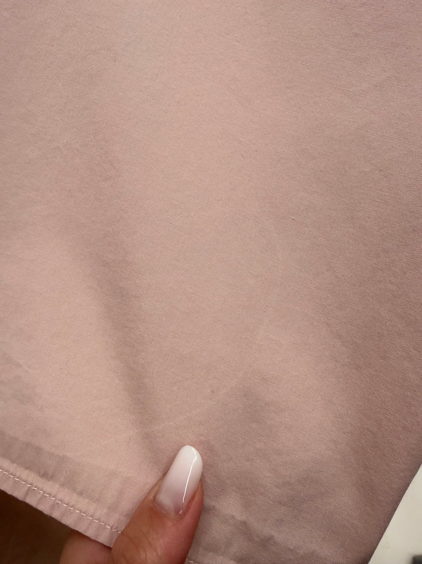 Cămașa Max Mara petite powder pink din poplin de bumbac