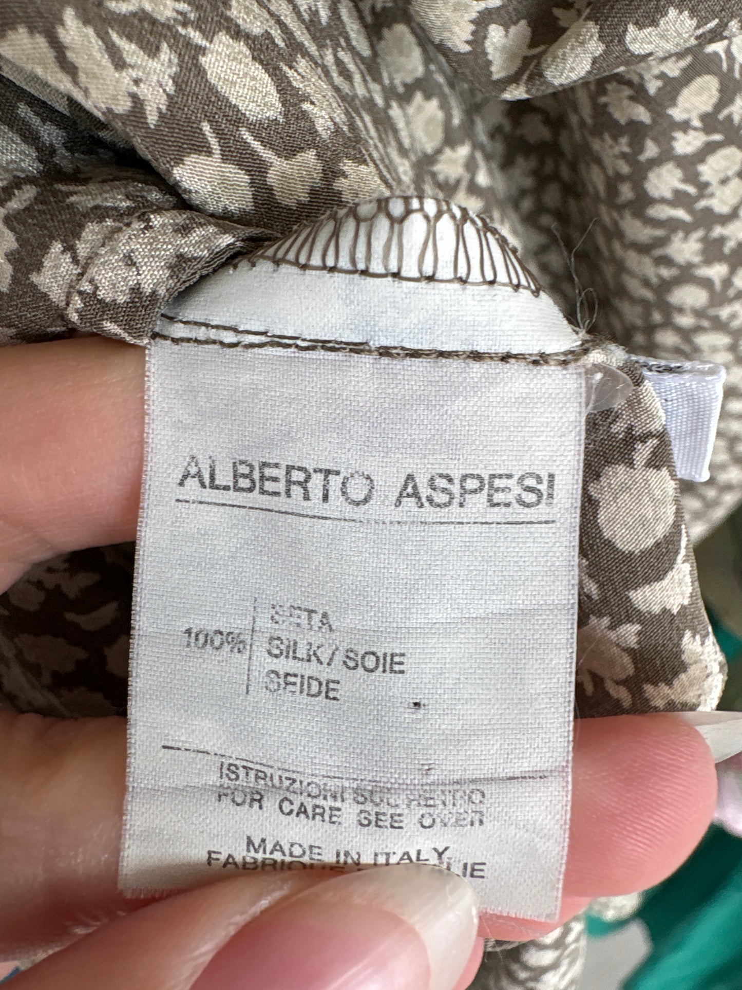 Rochie din mătase naturală de barbă lucury aspesi în croi lejer