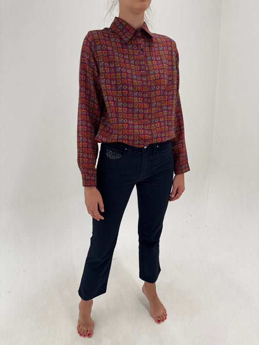 Pantaloni Armani naby blue ultra confort usor modelatori petite