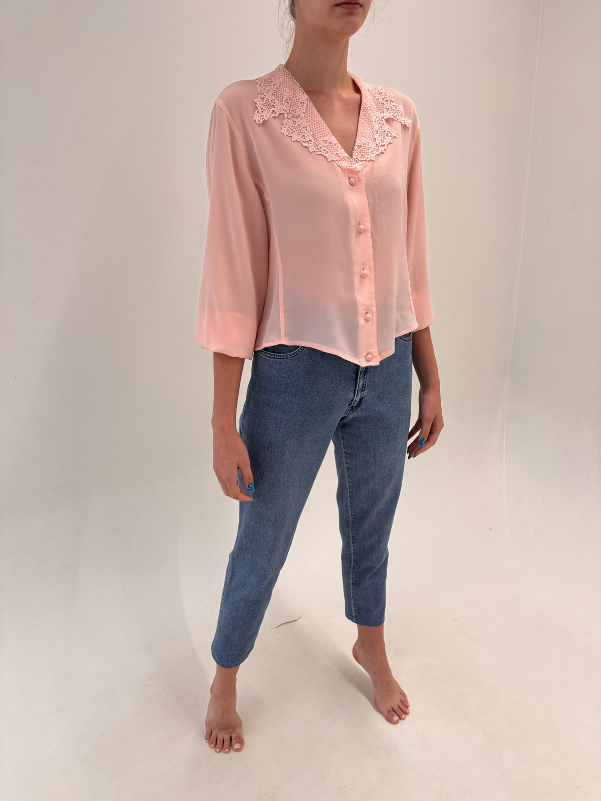 Jeans vintage Armani de vară ultra confort modelatori petite mom fit