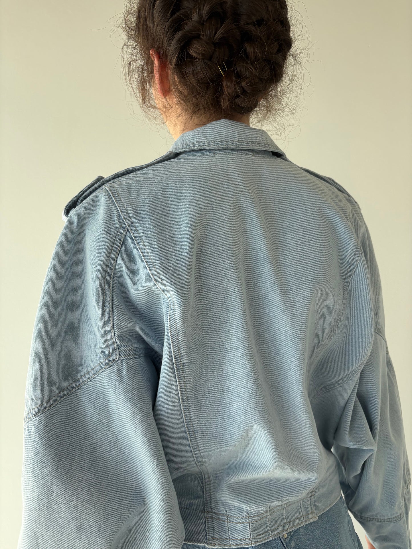 Geacă vintage din jeans premium