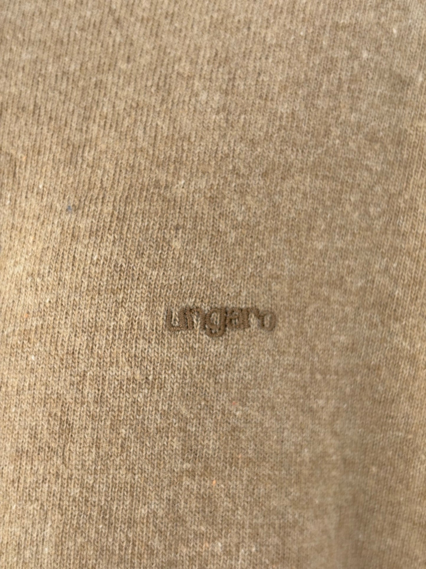 Maleta tall camel luxury Ungaro din lana extrafina de gramaj mare