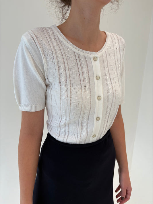 Top vintage premium italian cu torsade