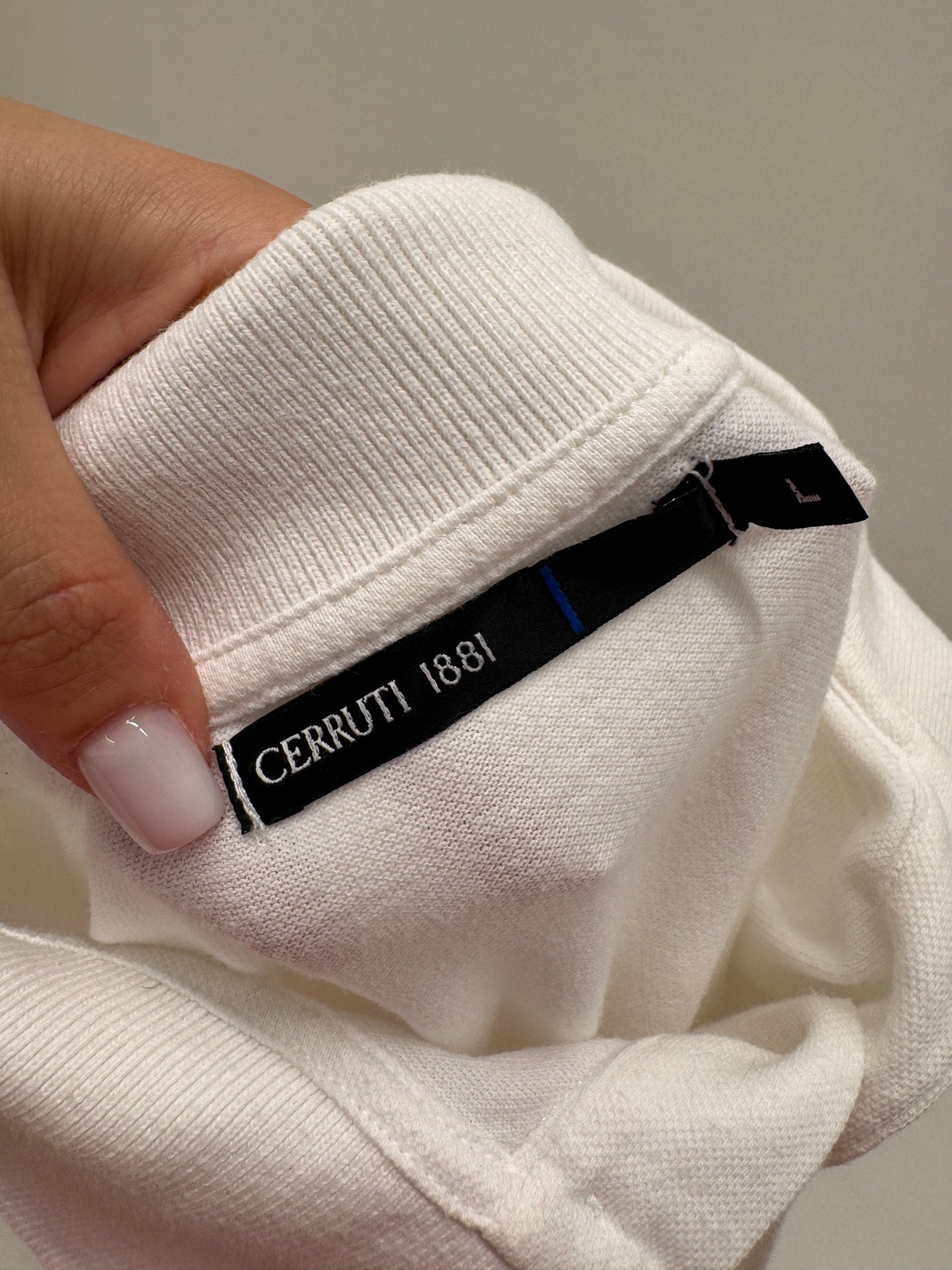 Top polo de brand luxury Cerutti cu influențe casual din bumbac premium
