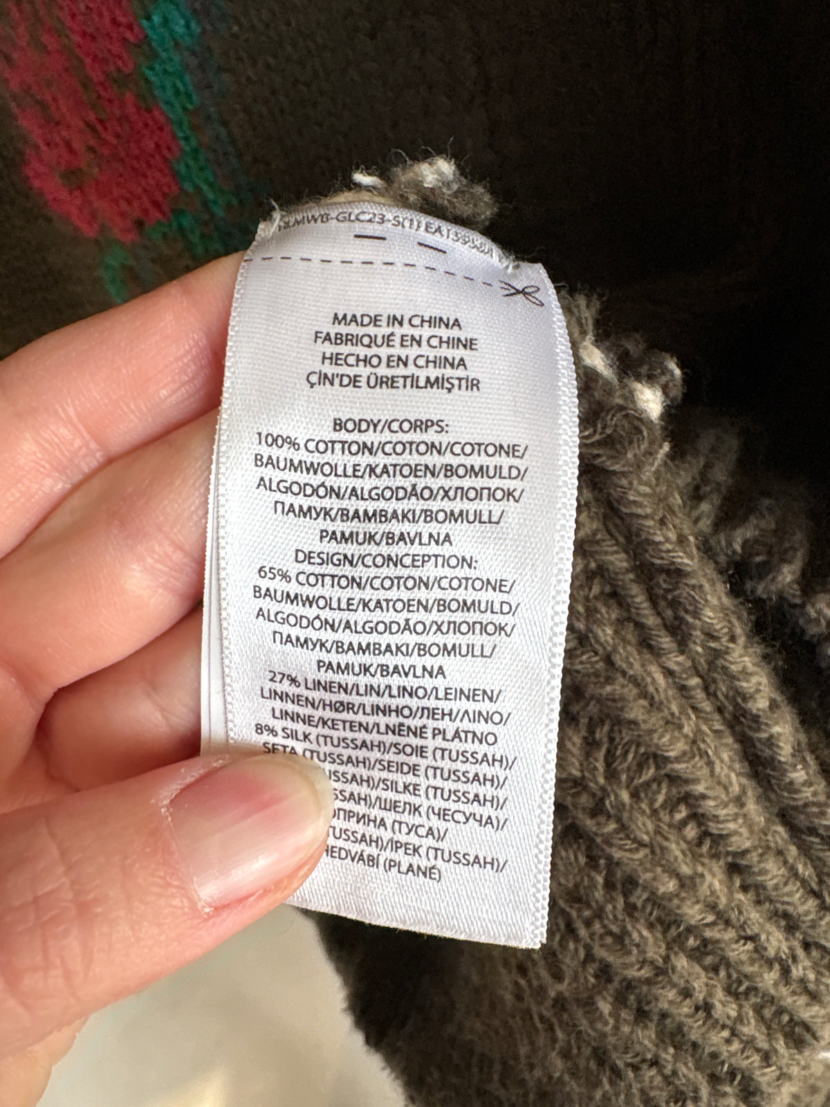 Jacheta Ralph Lauren groasă din tricot cu influențe casual