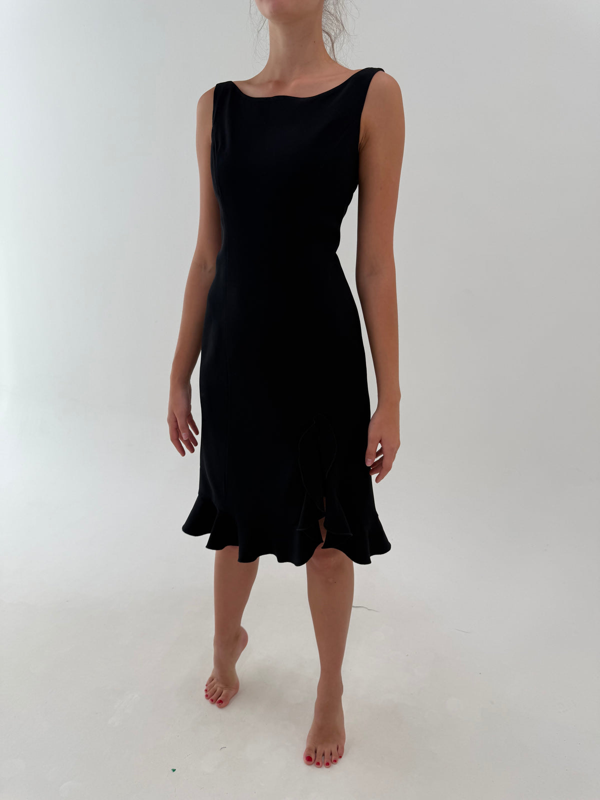 LBD Moschino excepțională de la business la cocktail în croi clasic mermaid