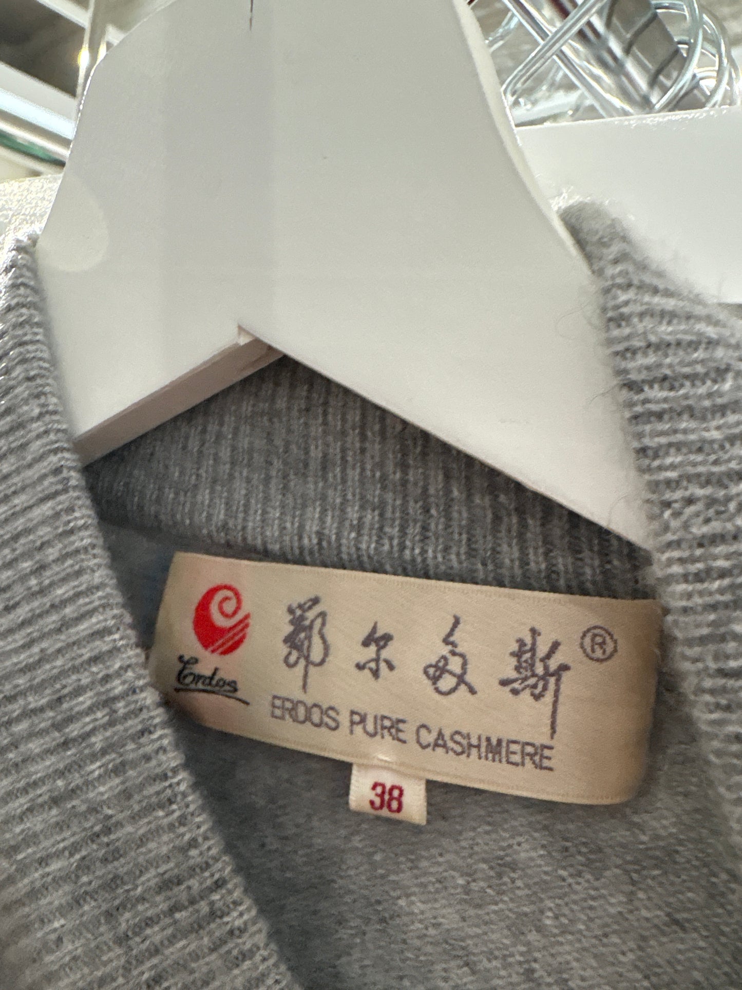 Maleta din cașmir multiply silver gray