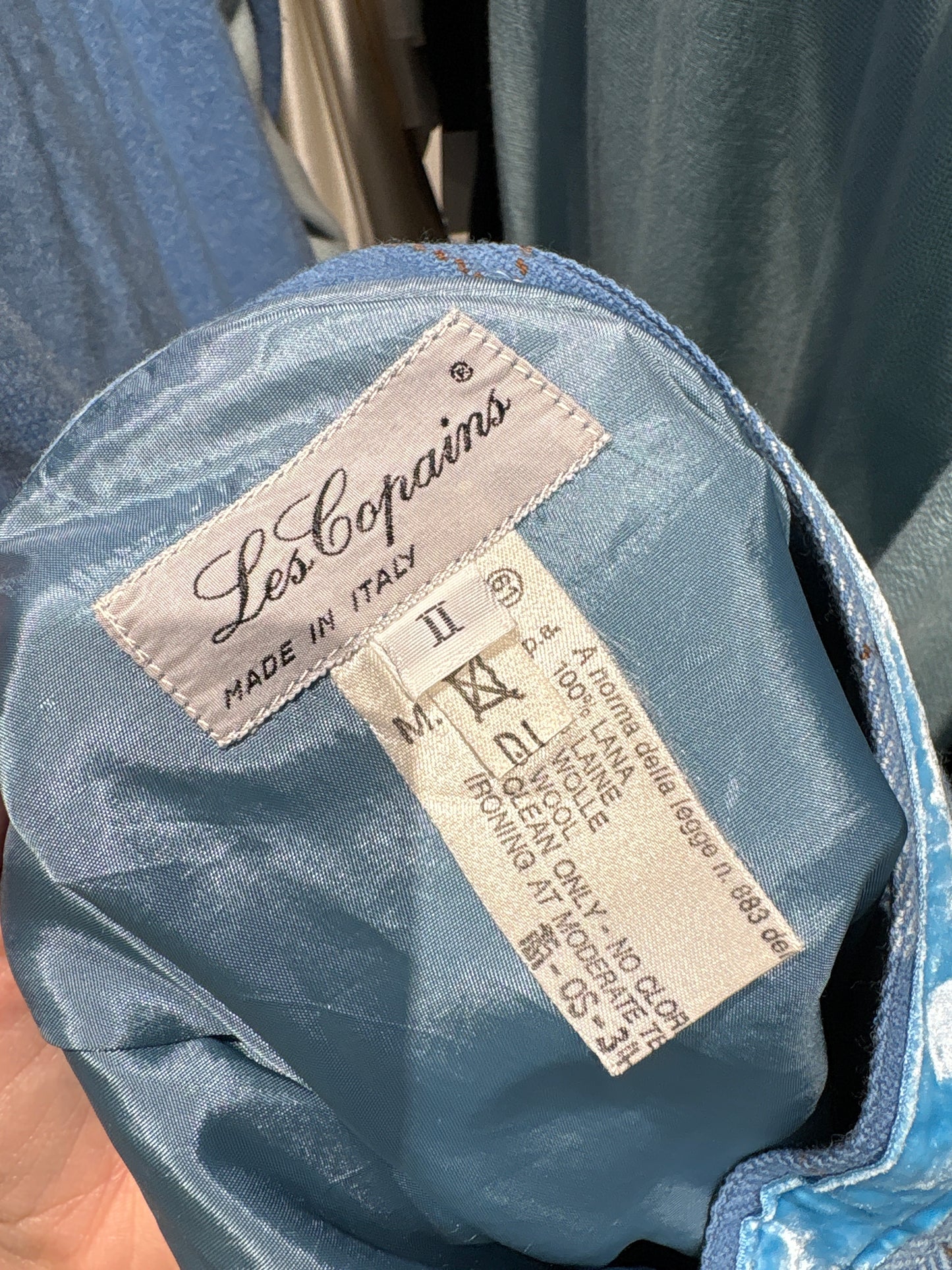 Fustă vintage plisată de brand luxury Les Copains din Tartan de lana extrafin