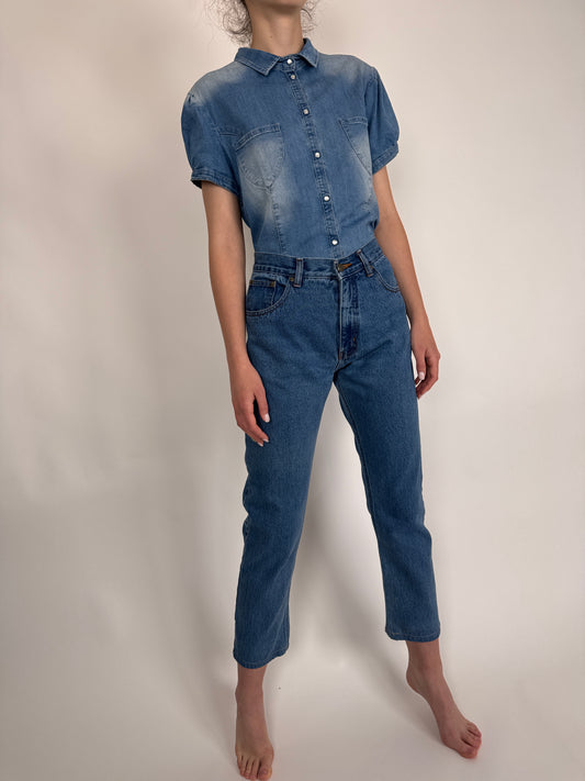 Jeans vintage premium classic wash straight leg