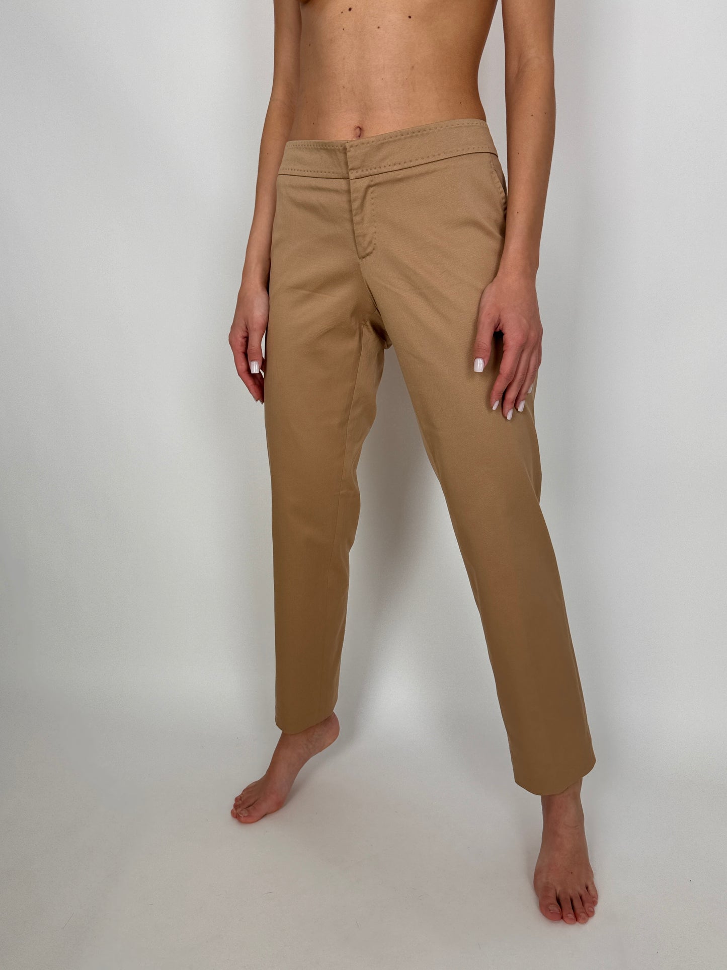 Pantaloni camel Gucci