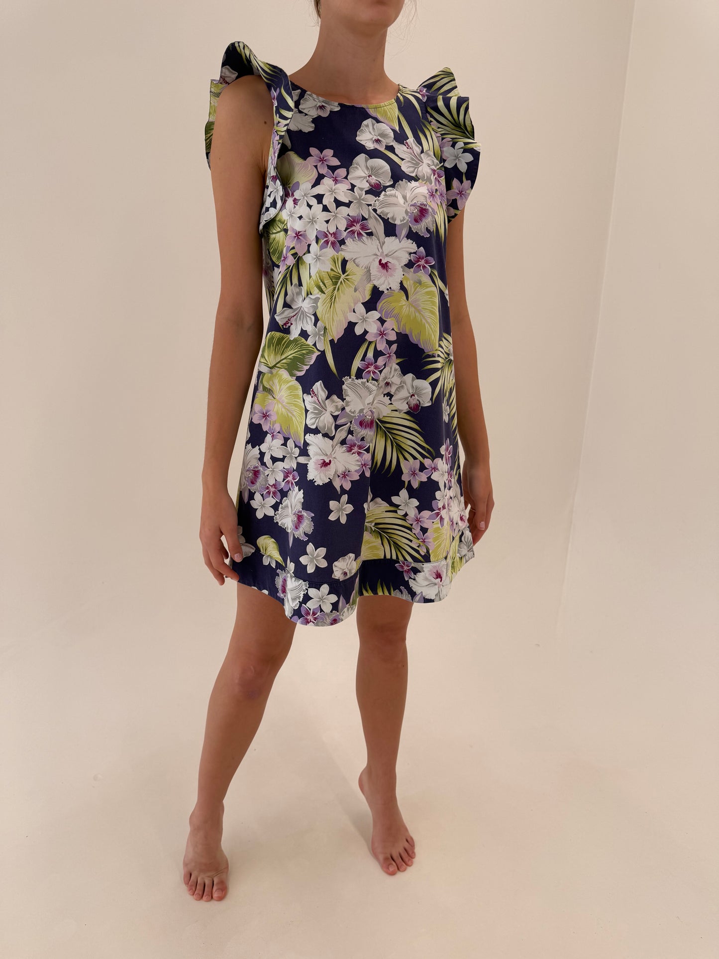 Rochie Max&Co by Max Mara din bumbac premium cu print organic si volane
