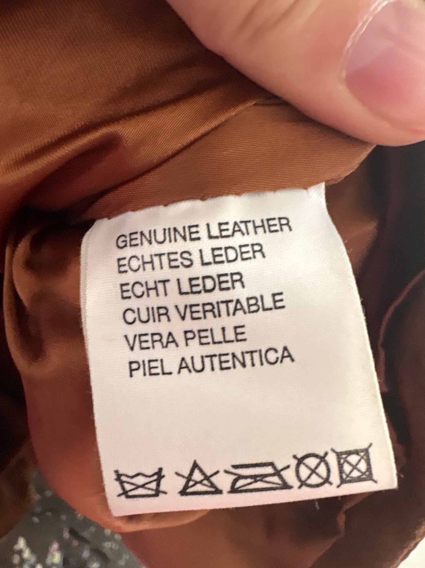 Geacă de brand luxury vintage caramel din piele naturală întoarsă