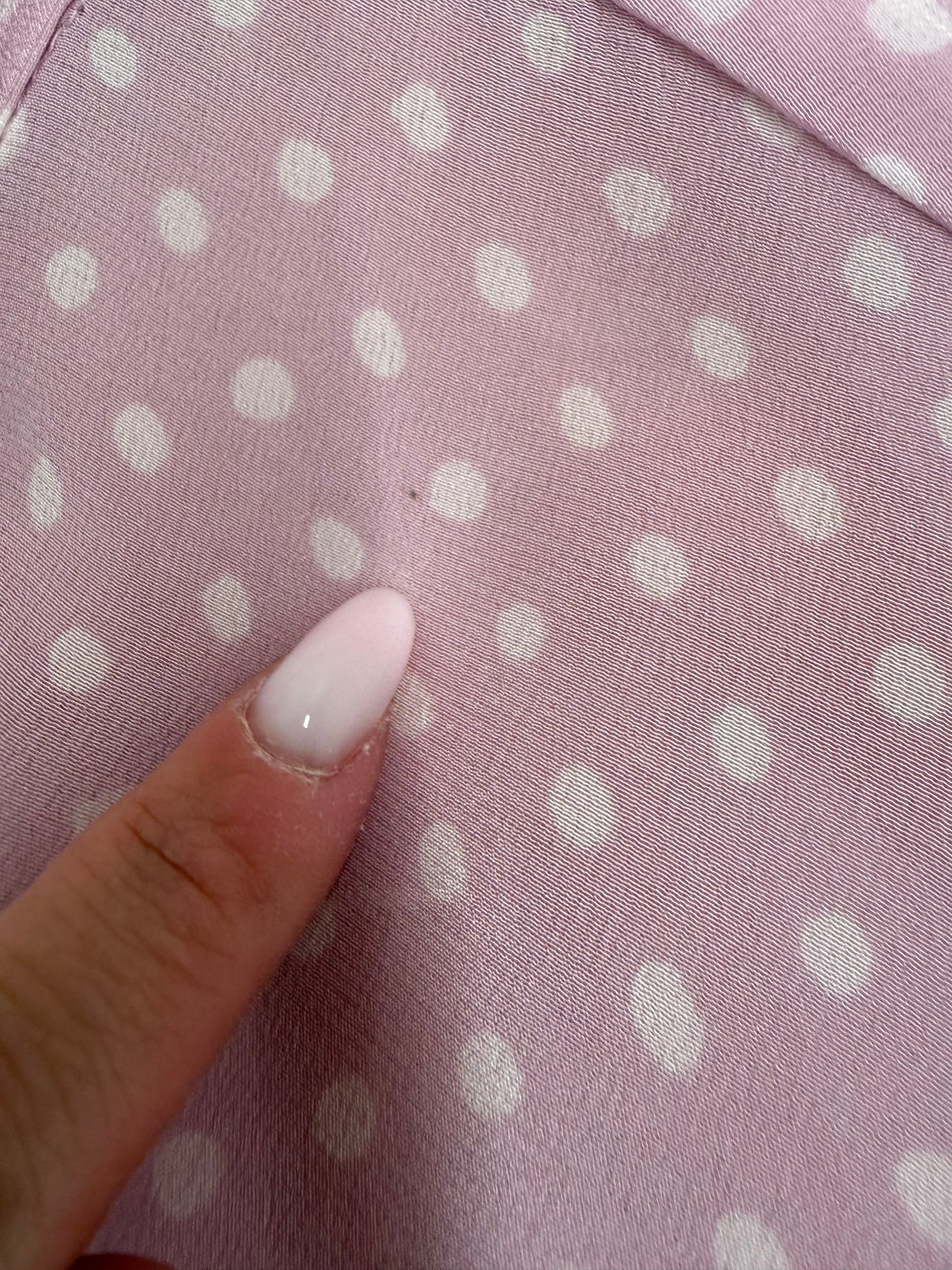 Cămașa nouă Marella by Max Mara cu buline din mătase naturală dusty pink